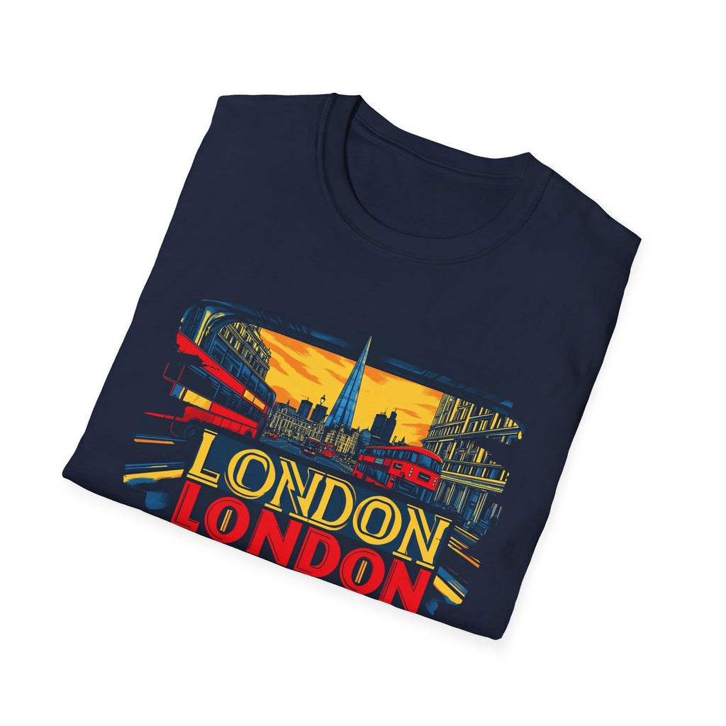 London Skyline Graphic T-Shirt | Retro Cityscape London Tee
