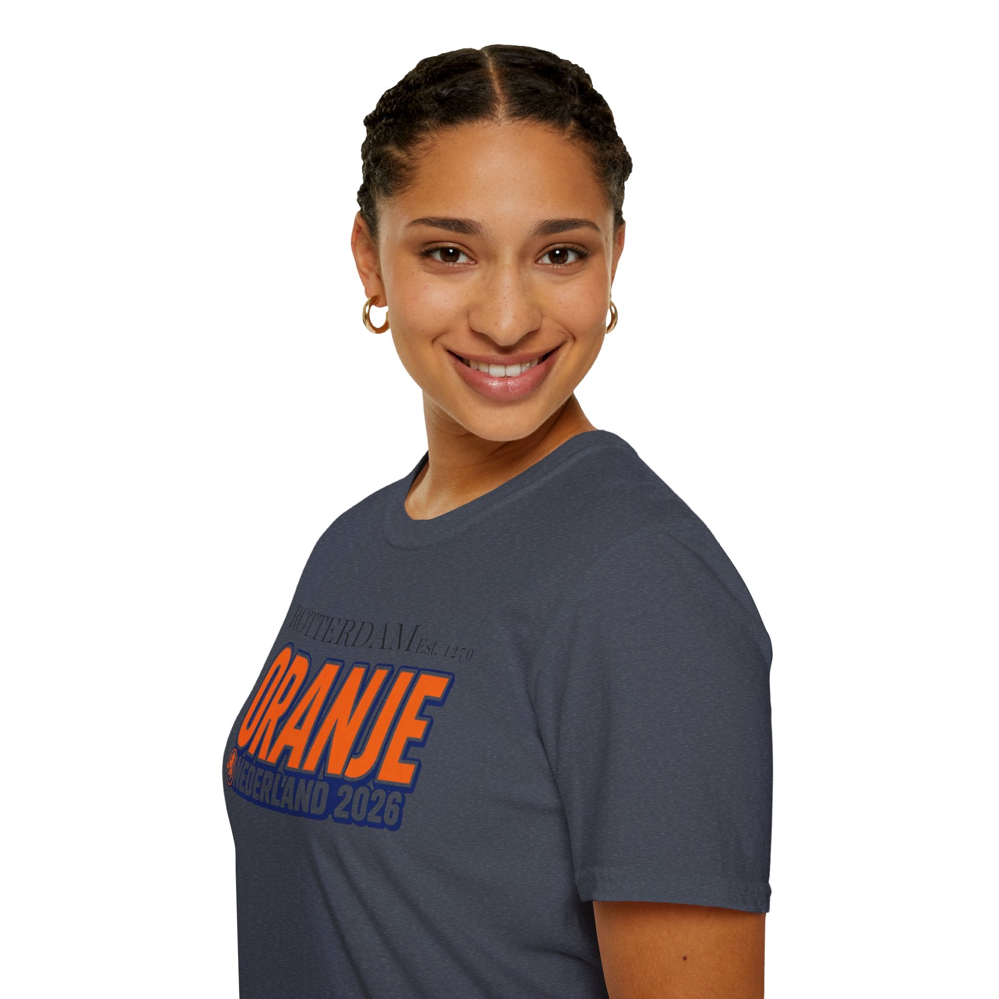 Oranje Nederland 2026 T-Shirt — Rotterdam Football Fan Tee