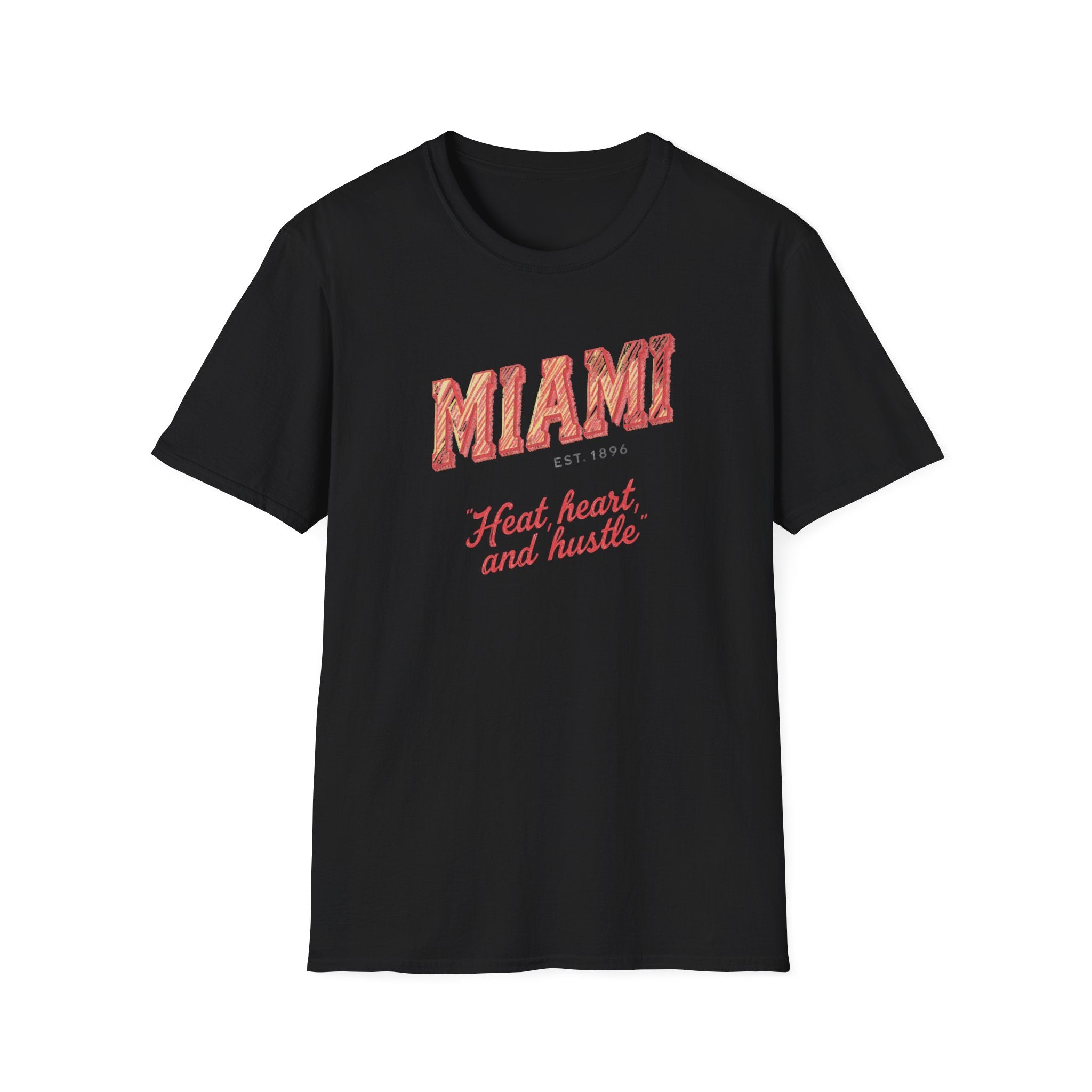 Miami - Heat, Heart and Hustle graphic t-shirt