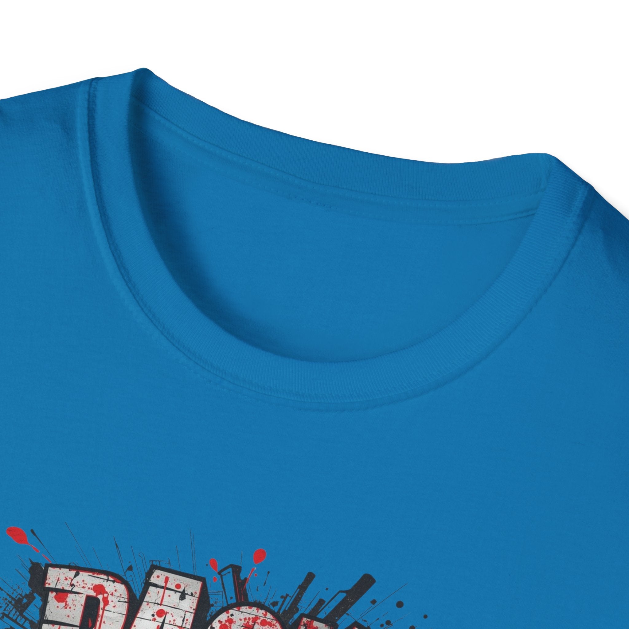 PACK MAS graphic T-Shirt | grunge splatter typography