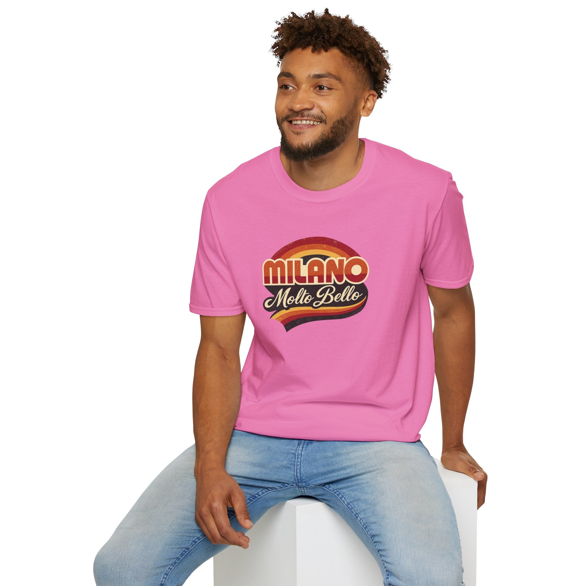 Milano Molto Bello Retro T-Shirt — Vintage Italian Graphic Tee