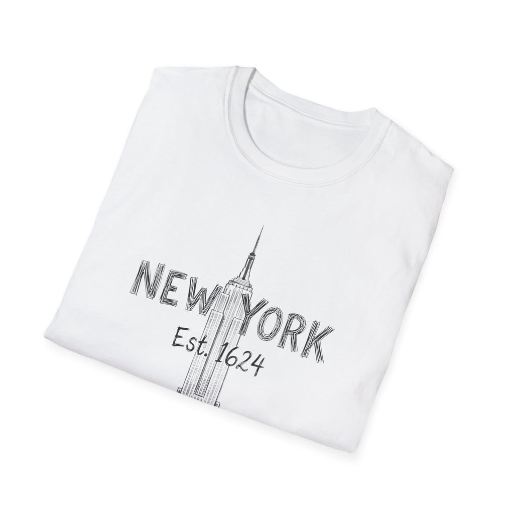 New York T-Shirt — 'Where Dreams Have Addresses' Skyline Tee