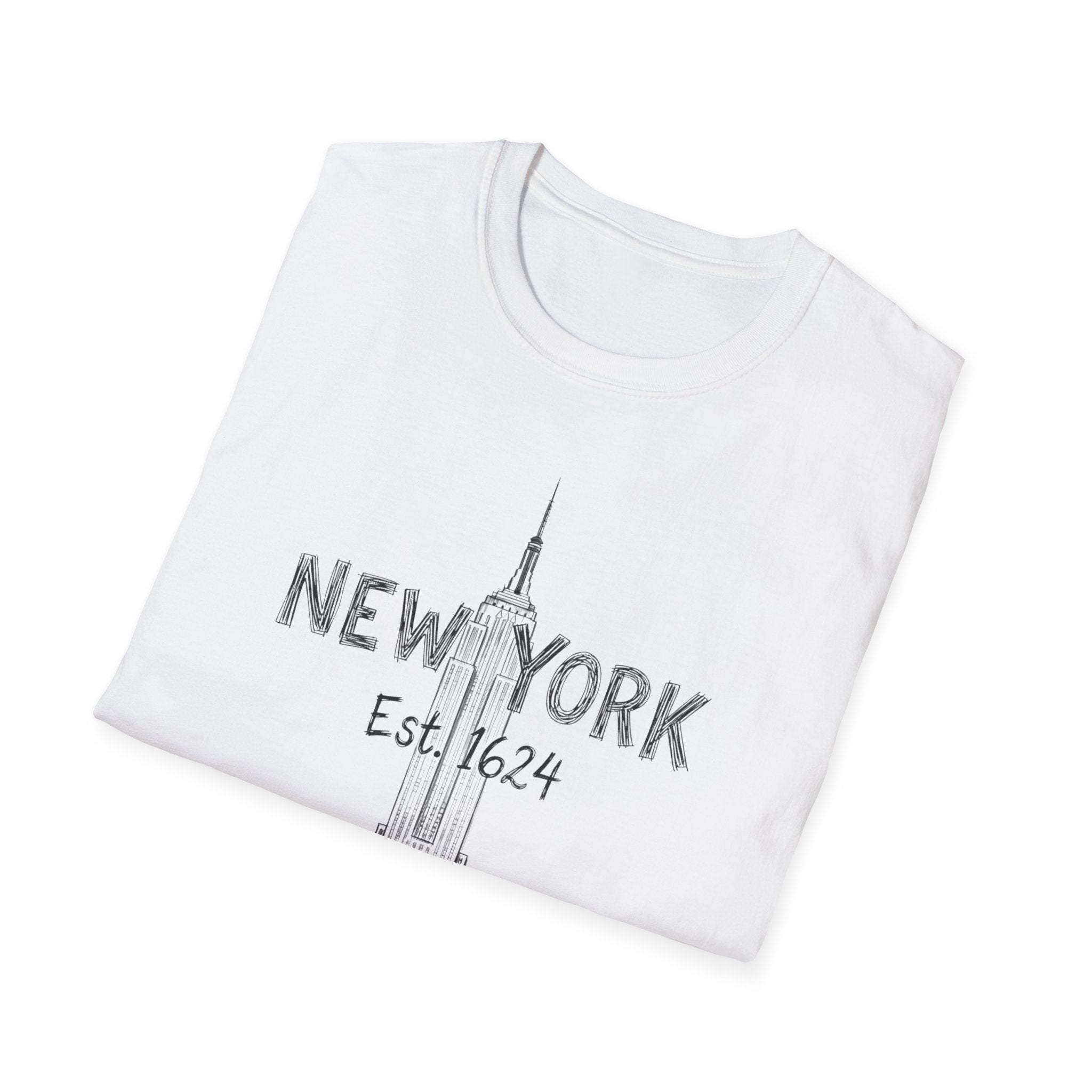 New York T-Shirt — 'Where Dreams Have Addresses' Skyline Tee