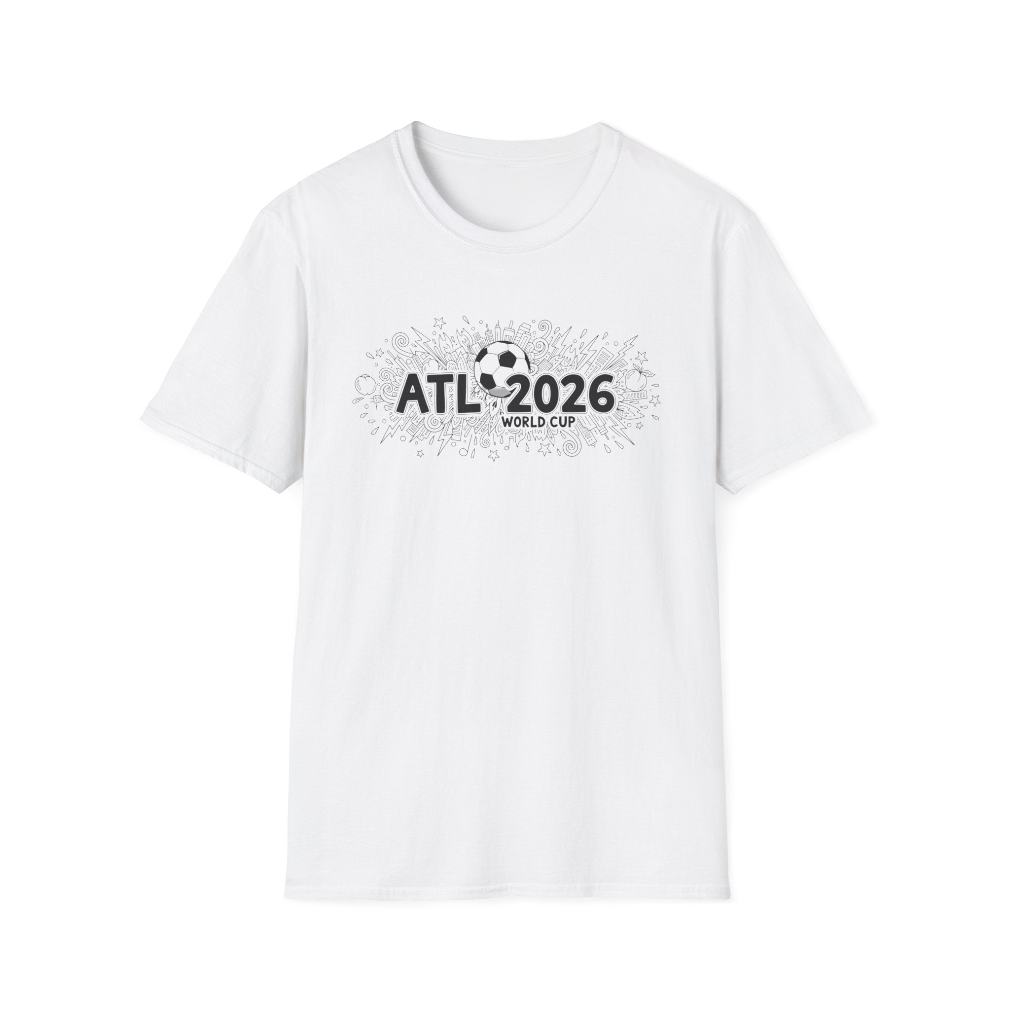 ATL 2026 World Cup Soccer T-Shirt — Atlanta Football Fan Tee
