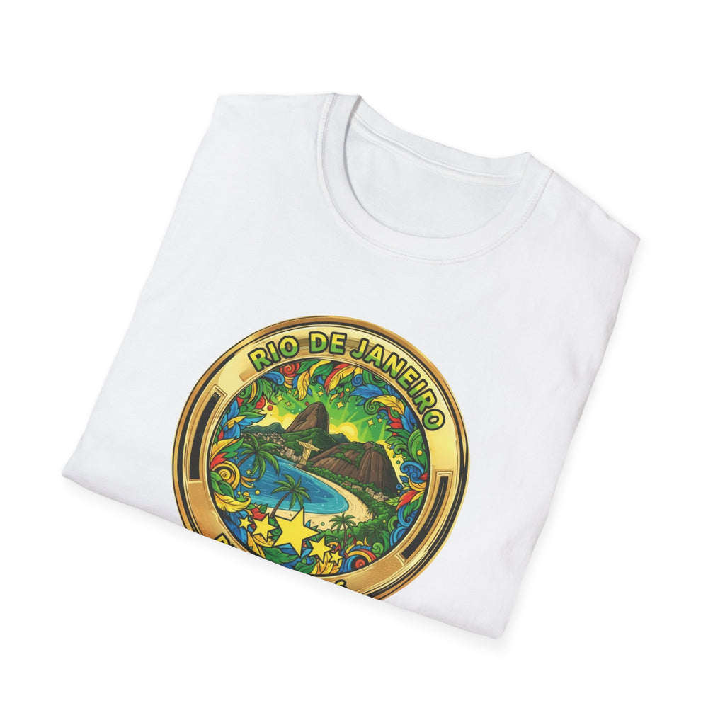 Rio de Janeiro Brazil Travel T-Shirt World Cup 2026 — Vintage Tropical Beach Badge
