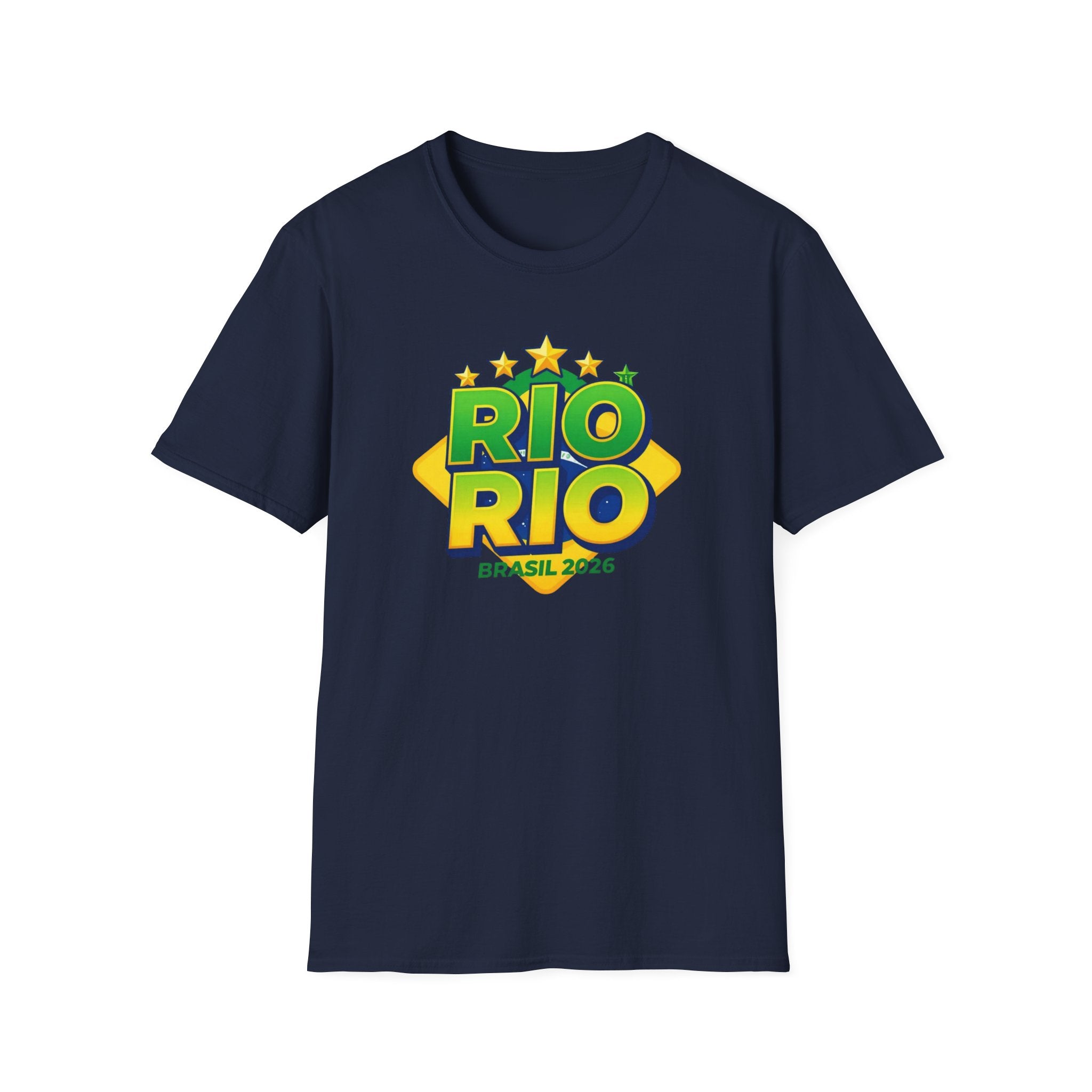Rio Rio Brasil 2026 T-Shirt — Bright Brazilian Travel Souvenir Tee