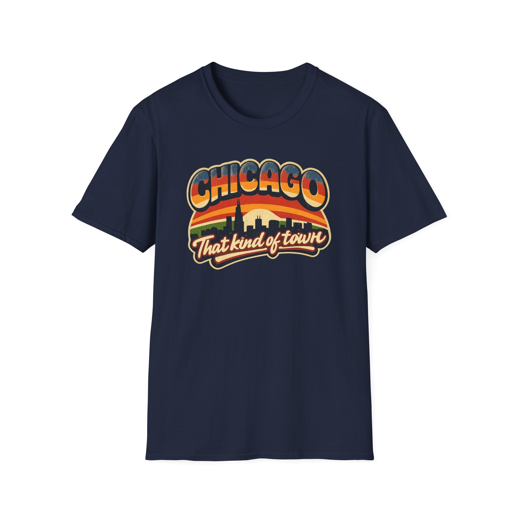 Chicago Retro Skyline T-Shirt — "That Kind of Town" Vintage City Tee