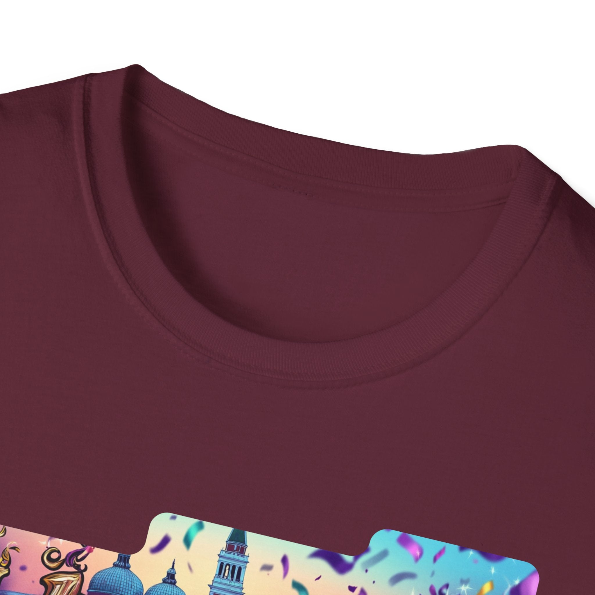 Venice Retro Neon Block T-Shirt | City Travel Souvenir