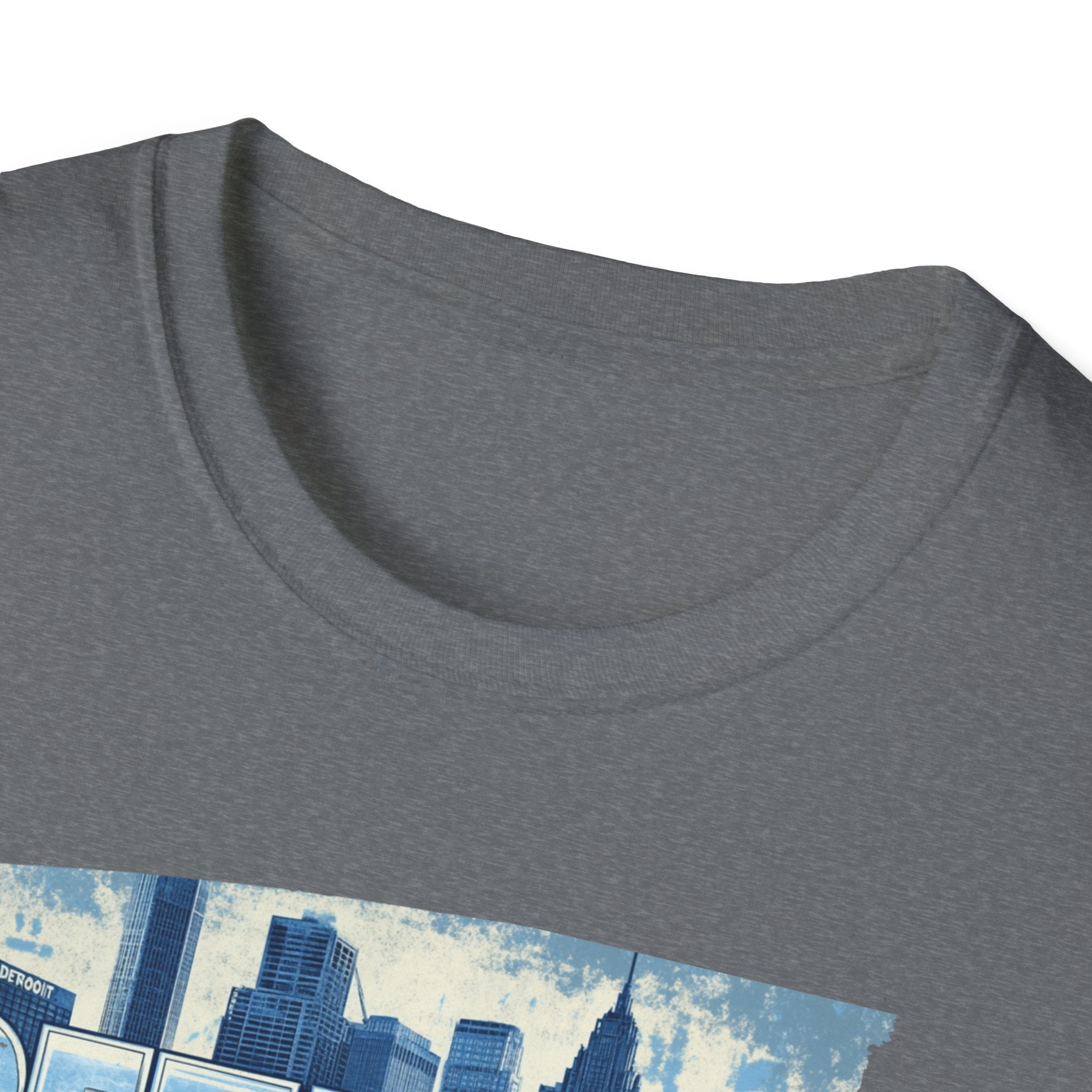 Detroit Skyline Graphic Tee | Detroit City Map, Urban Motor City