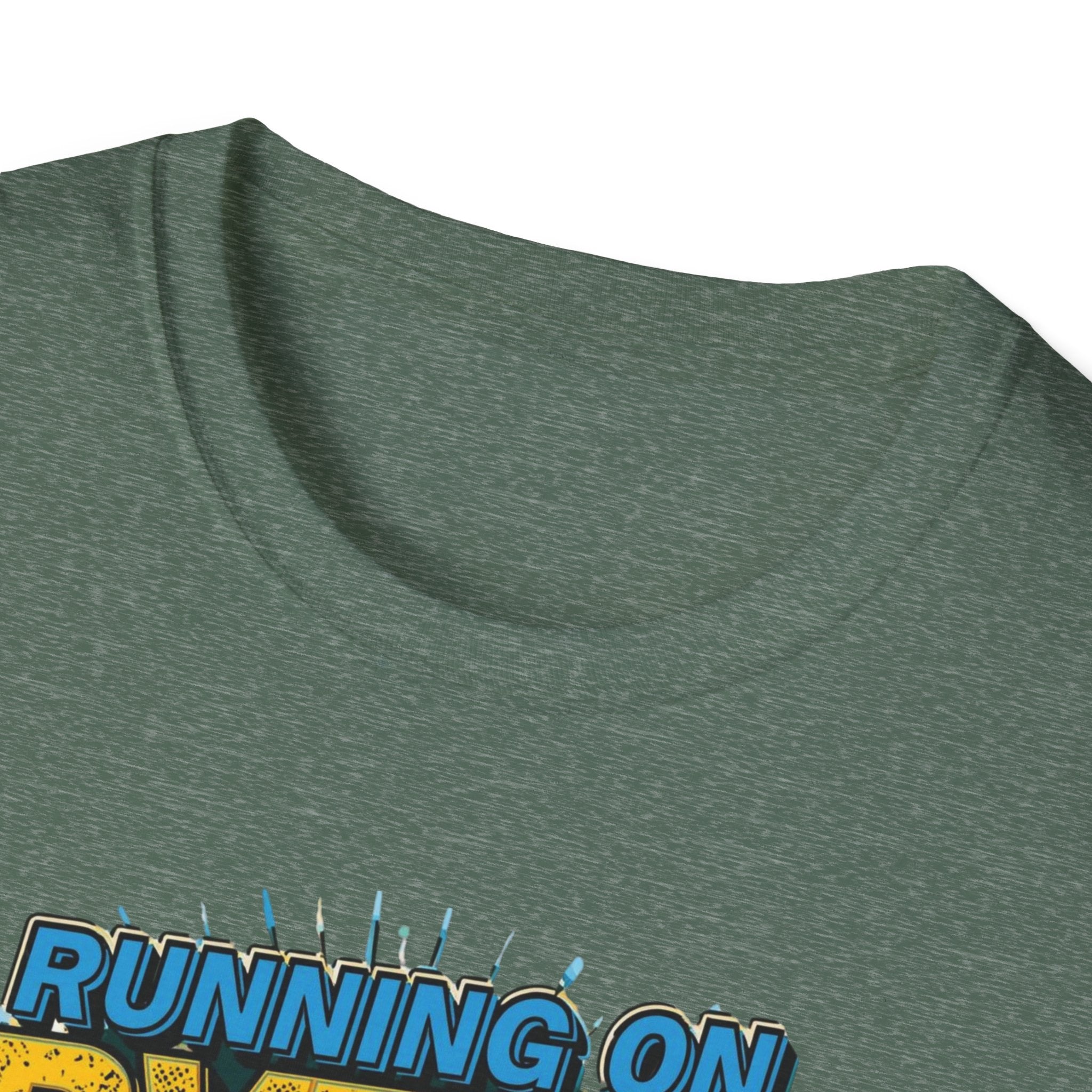 Running on Bytes and Vibes T-Shirt — Austin Retro Tech Graphic Tee