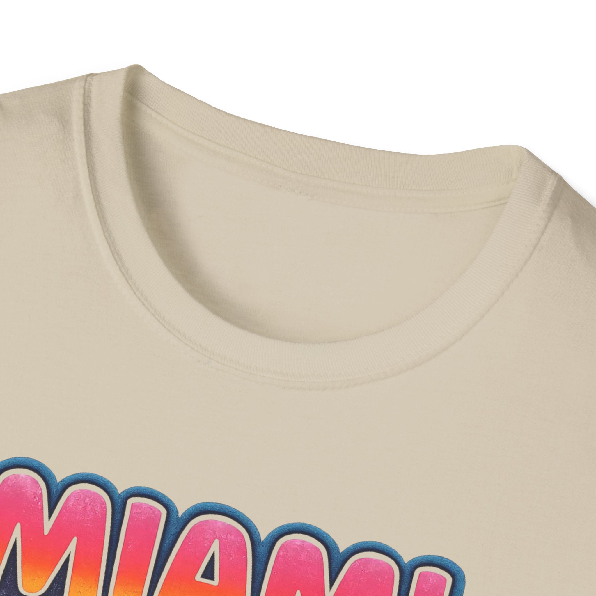 Miami Caliente Sunset T-Shirt — Vintage Palm Beach Vacation Tee