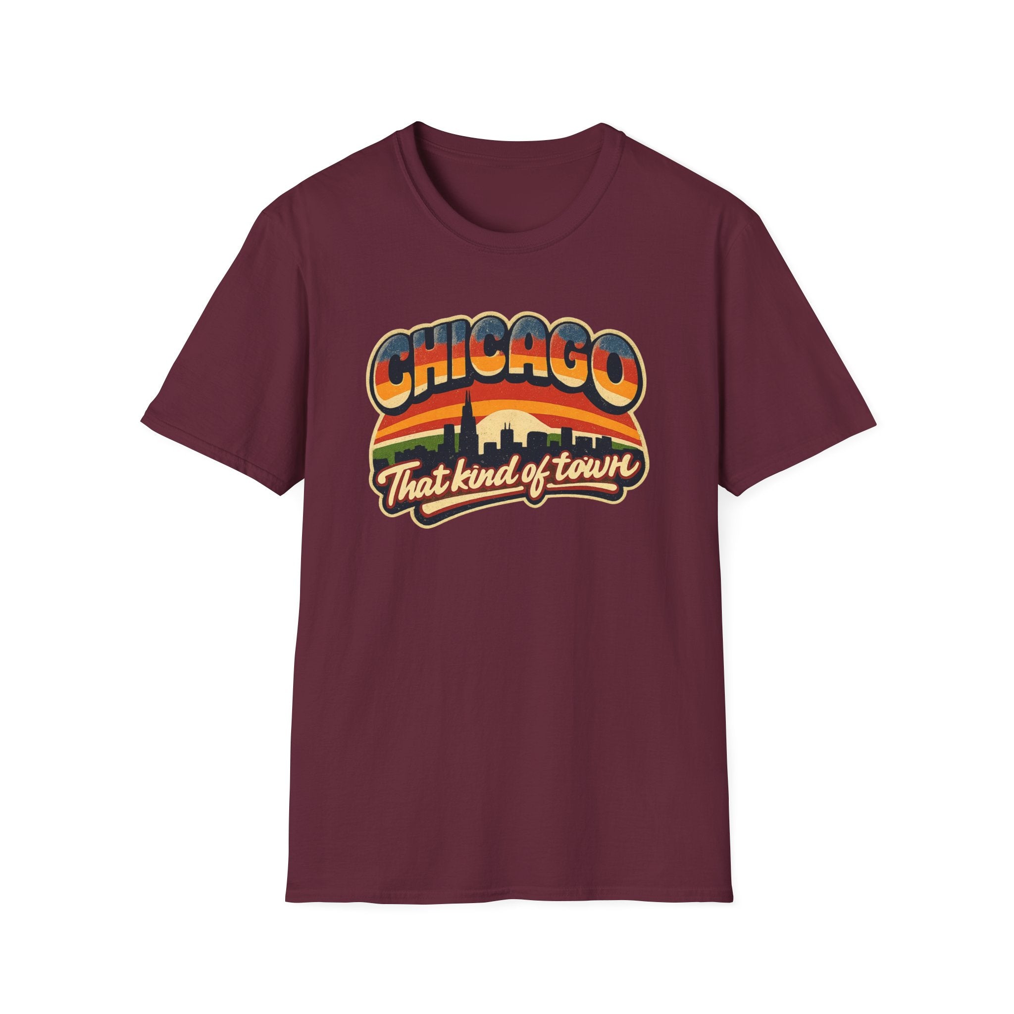Chicago Retro Skyline T-Shirt — "That Kind of Town" Vintage City Tee