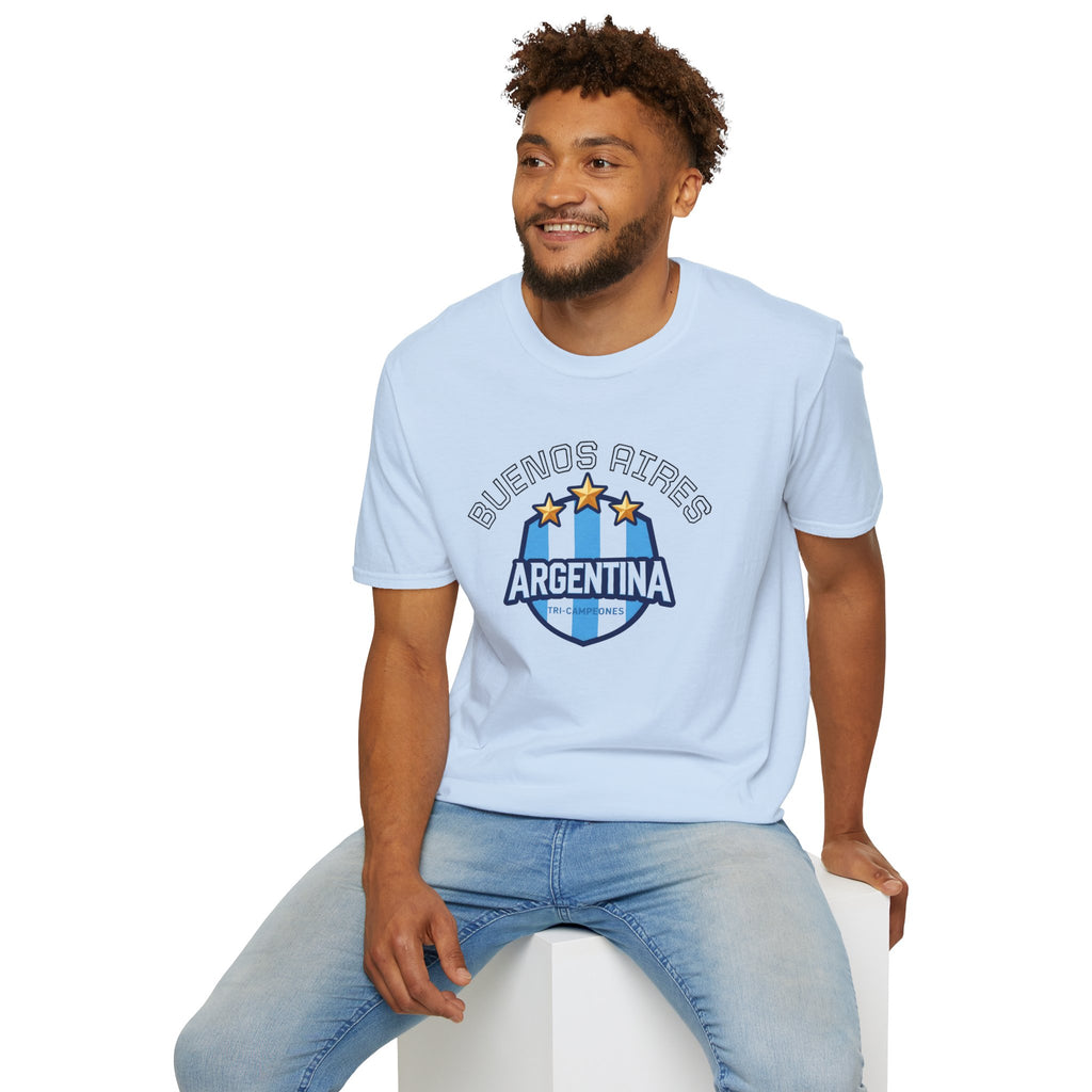 Argentina Buenos Aires Soccer Crest T-Shirt