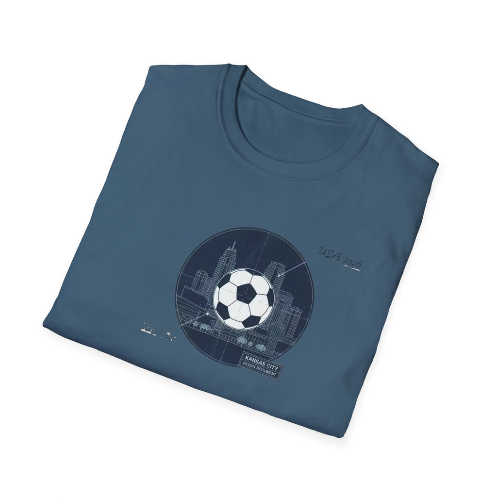 Soccer Globe T-Shirt — Vintage Stadium Soccer Ball Graphic Tee