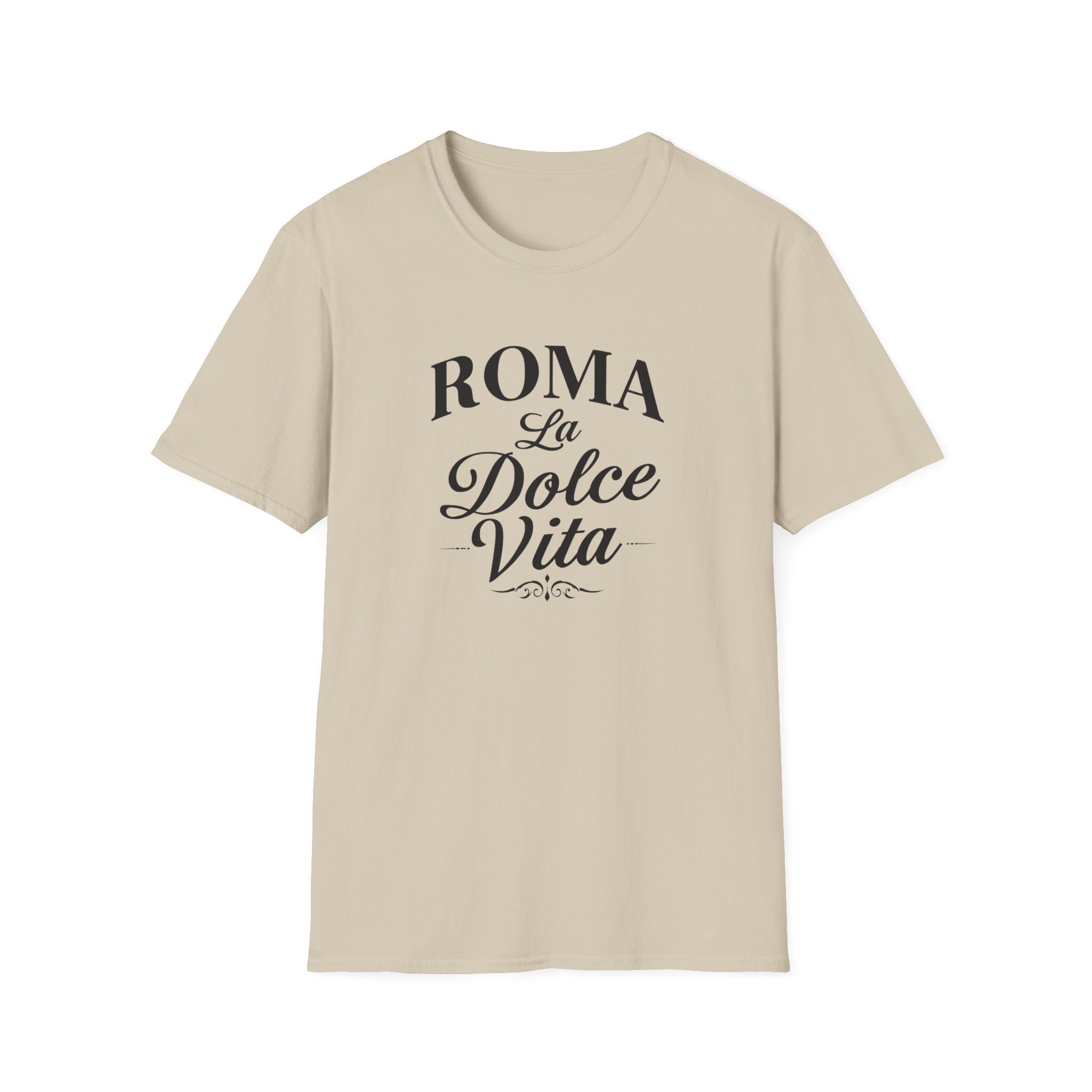 Roma La Dolce Vita T-Shirt | Italian Typography Travel Tee