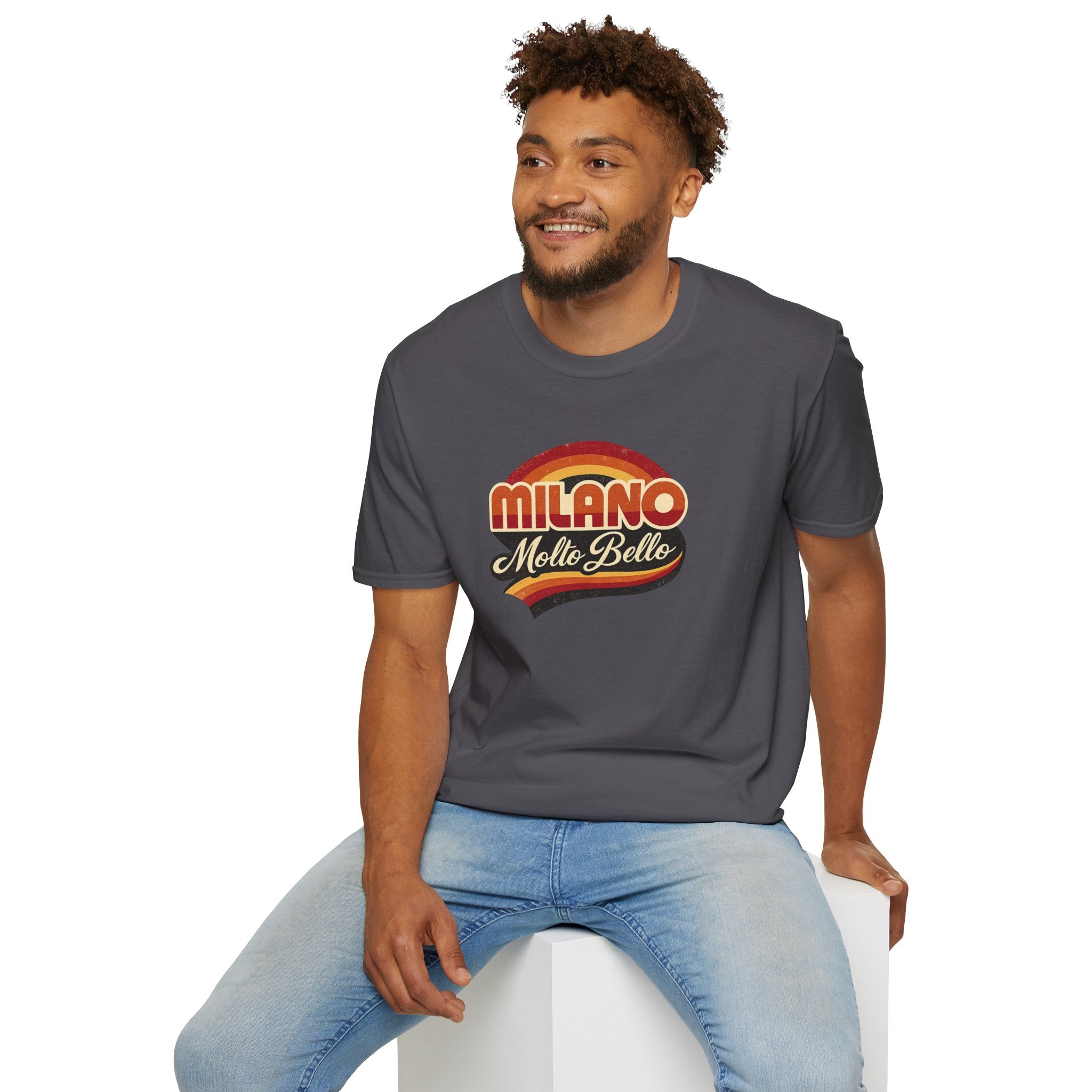 Milano Molto Bello Retro T-Shirt — Vintage Italian Graphic Tee