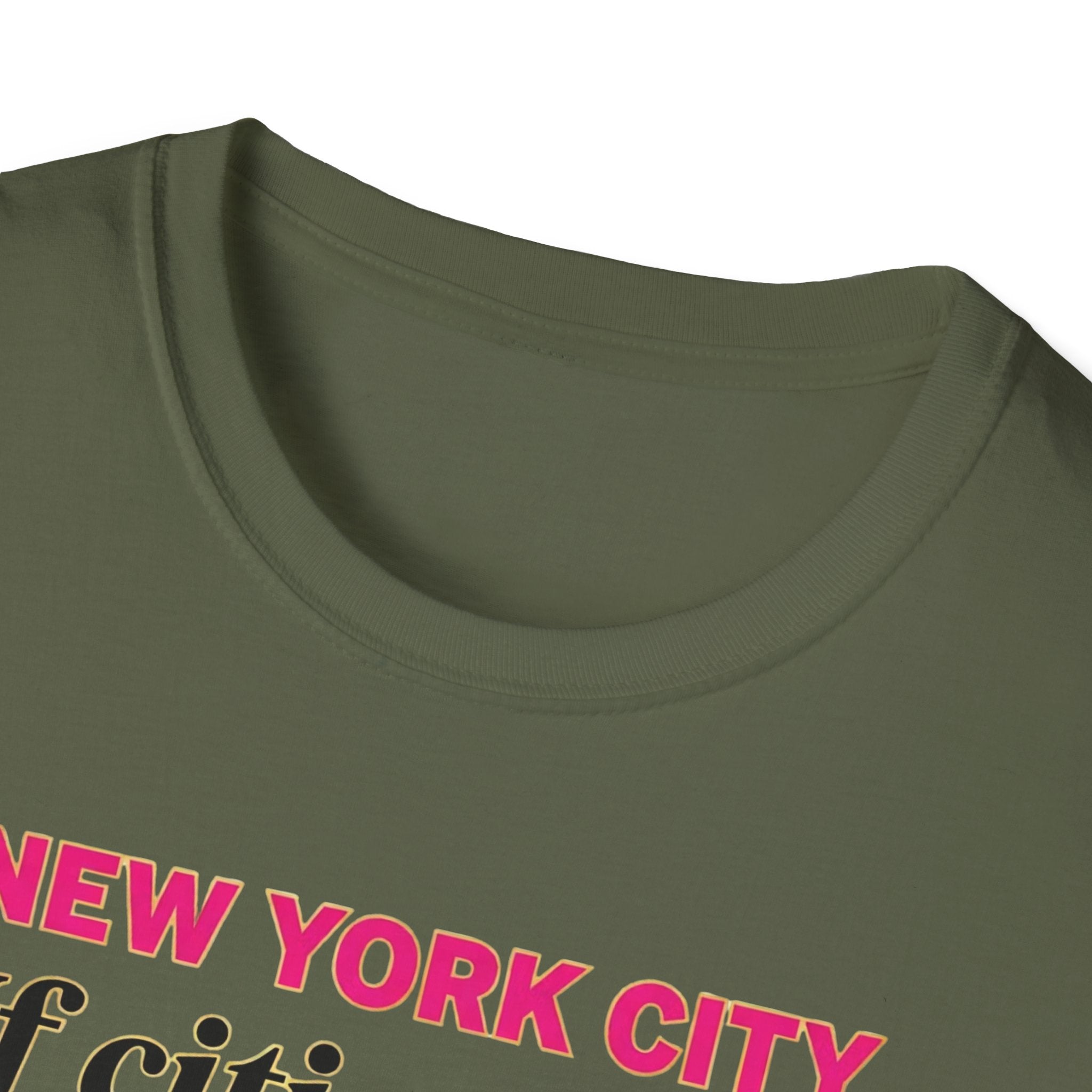 T-Shirt — "New York City: If cities could talk, mine would sass" Lipstick & Kiss Graphic