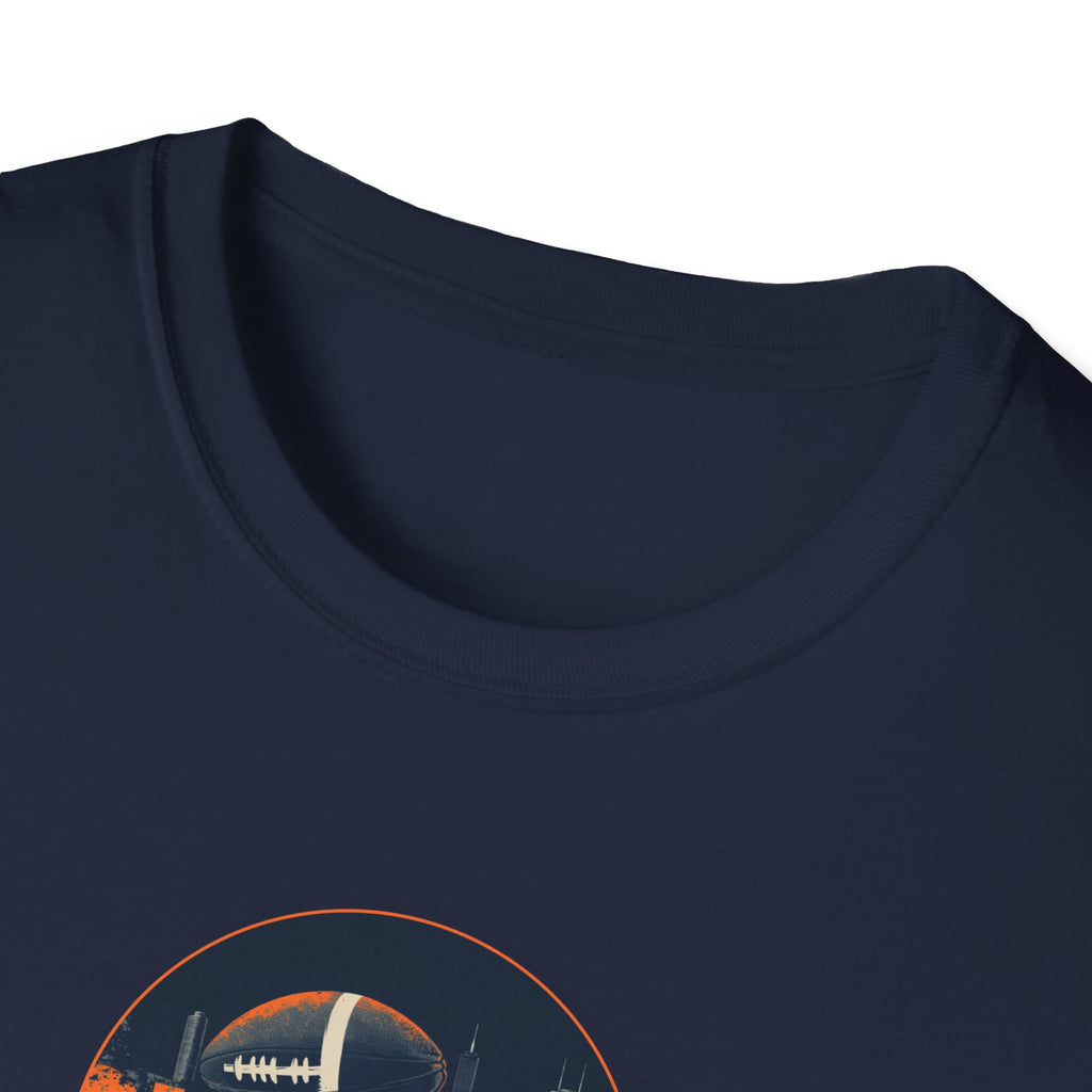 Chicago Skyline Circle t-shirt | Cityscape Retro Chicago Tee