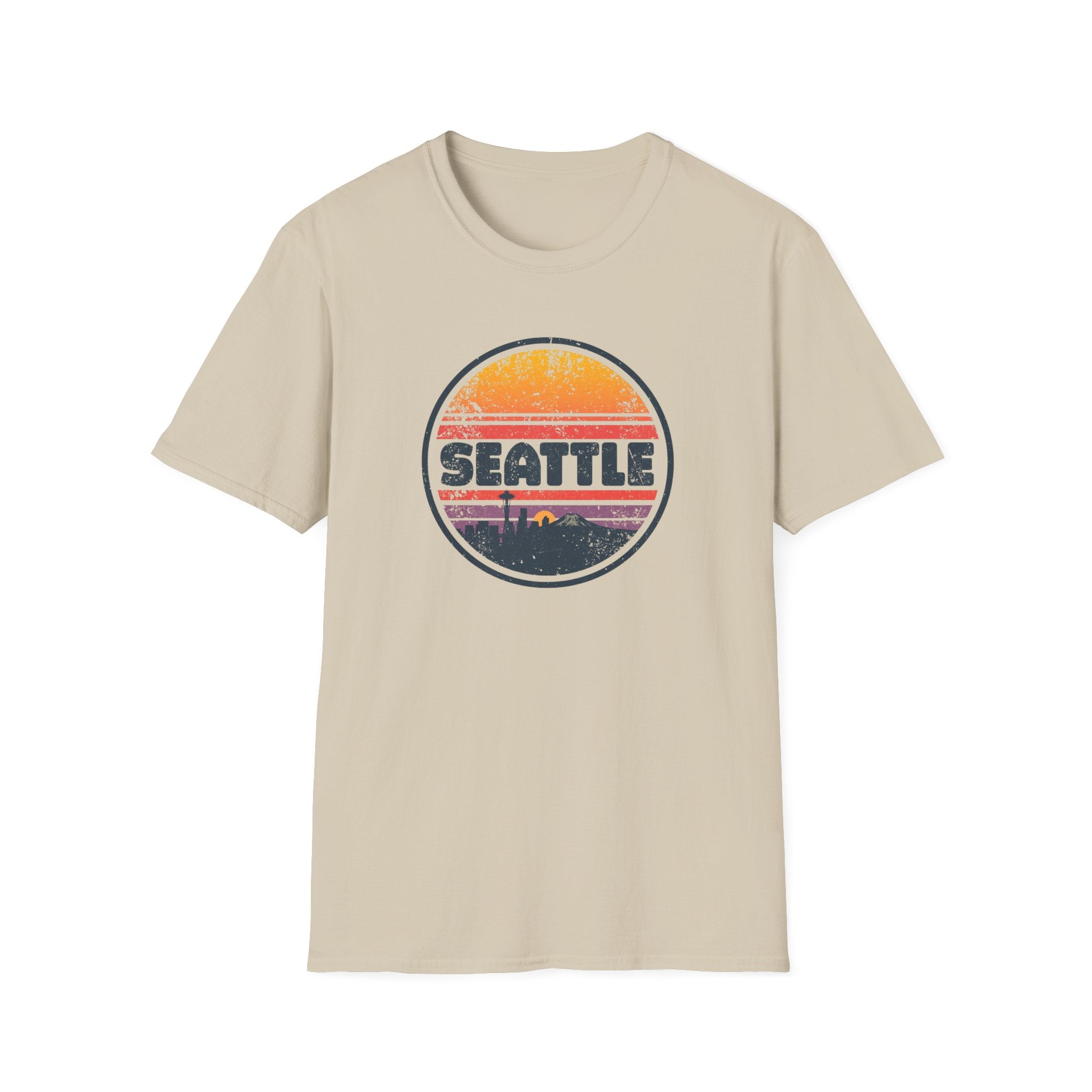 Seattle Retro Sunset T-Shirt