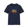 Dublin Cityscape Painting T-Shirt | Ireland Travel Souvenir