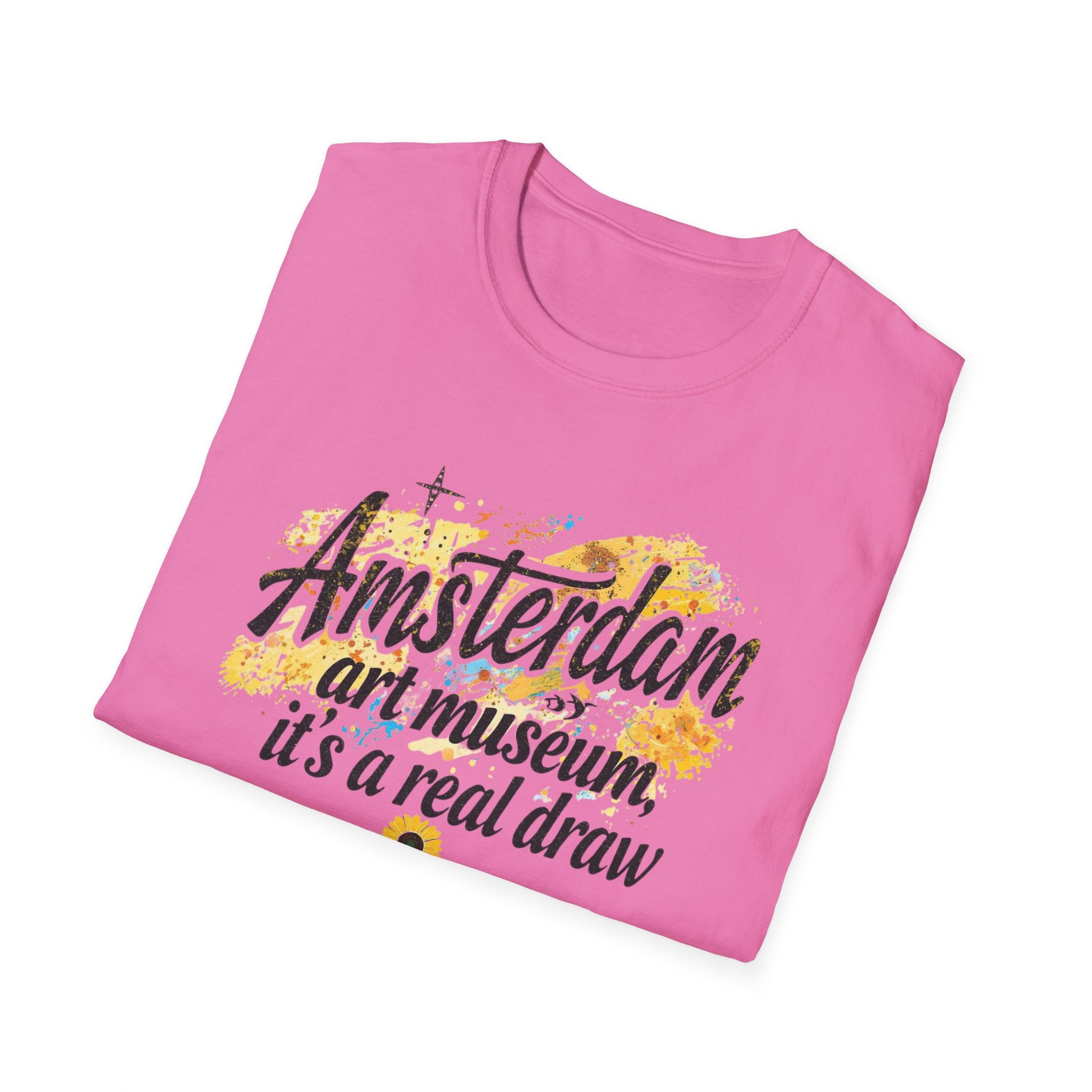 Amsterdam Art Museum T-Shirt — "Amsterdam: art museum, it's a real draw" Travel Tee