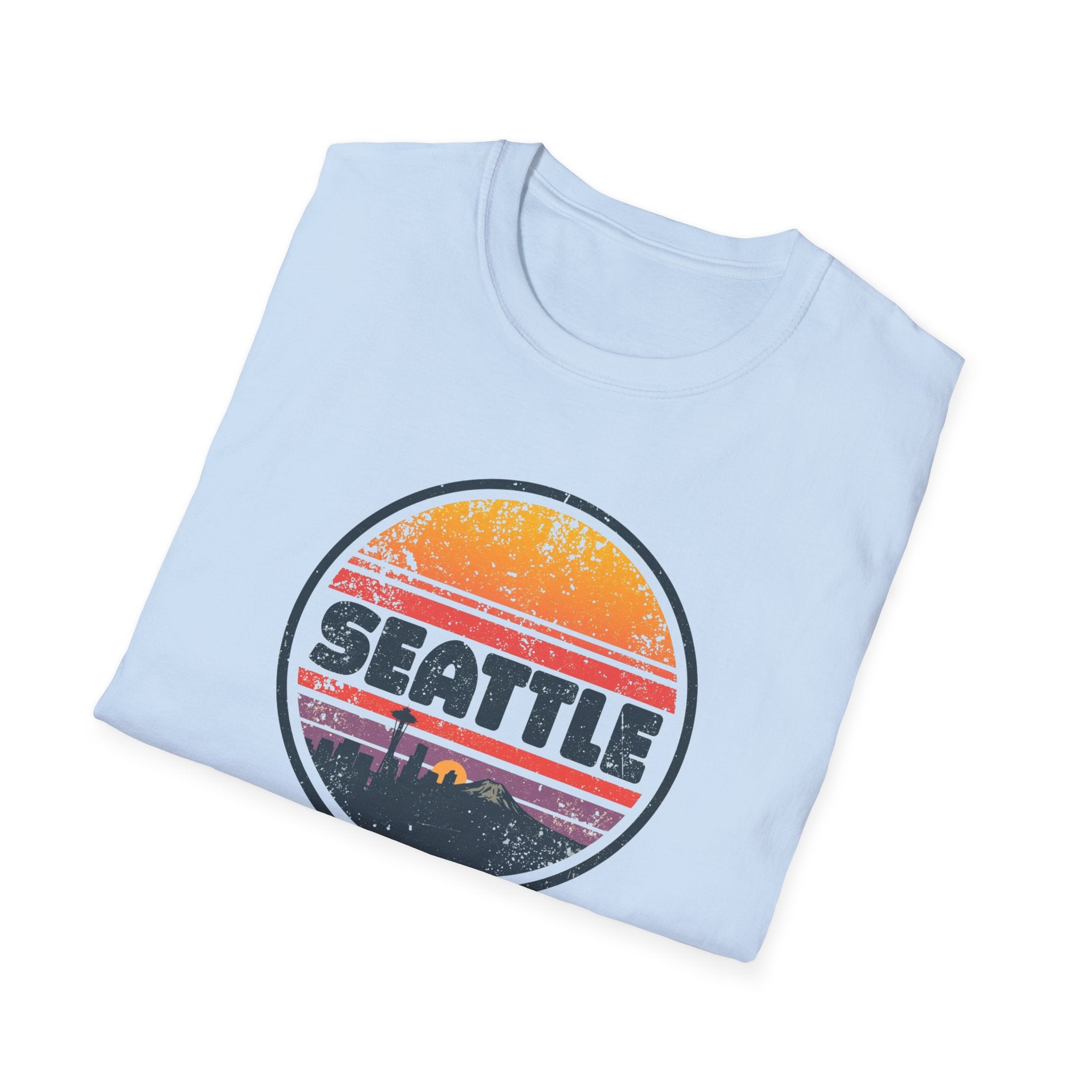 Seattle Retro Sunset T-Shirt