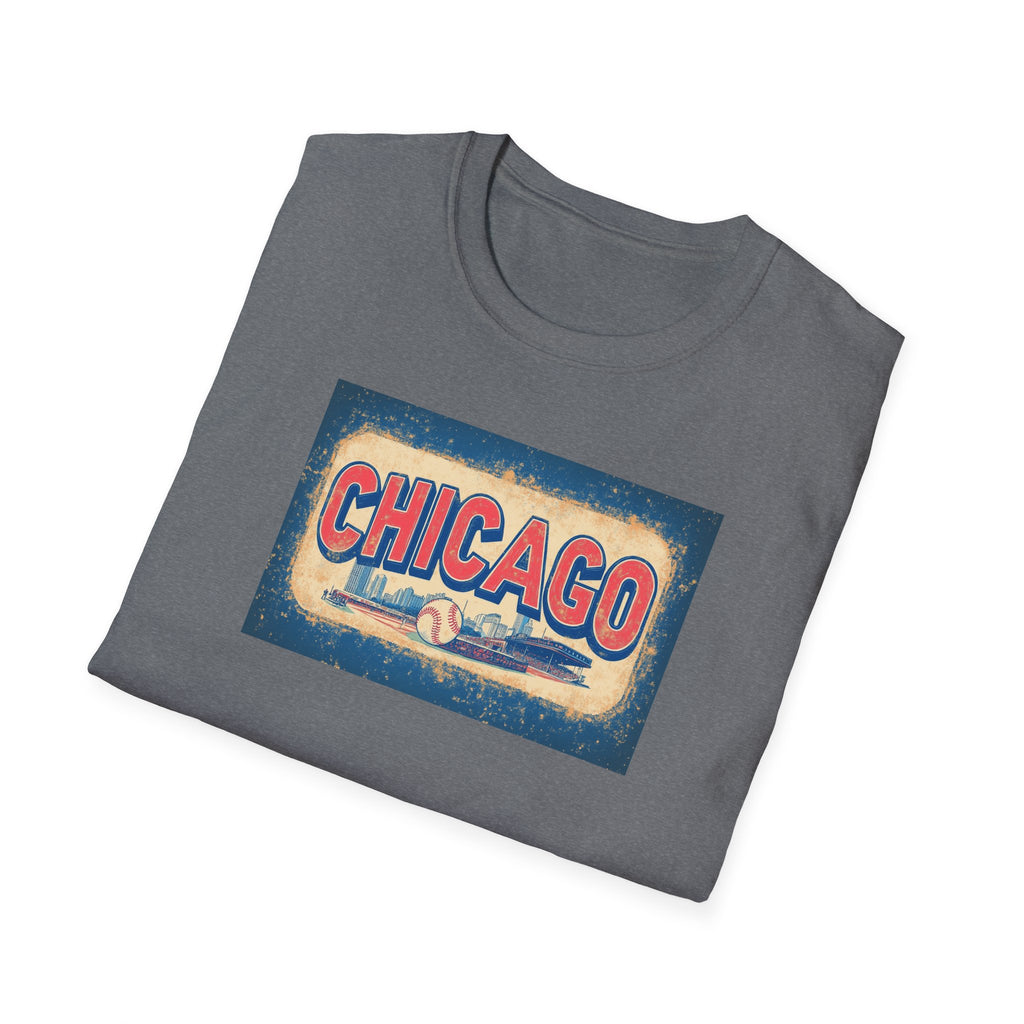 Chicago Retro Skyline T-Shirt | Vintage City Typography