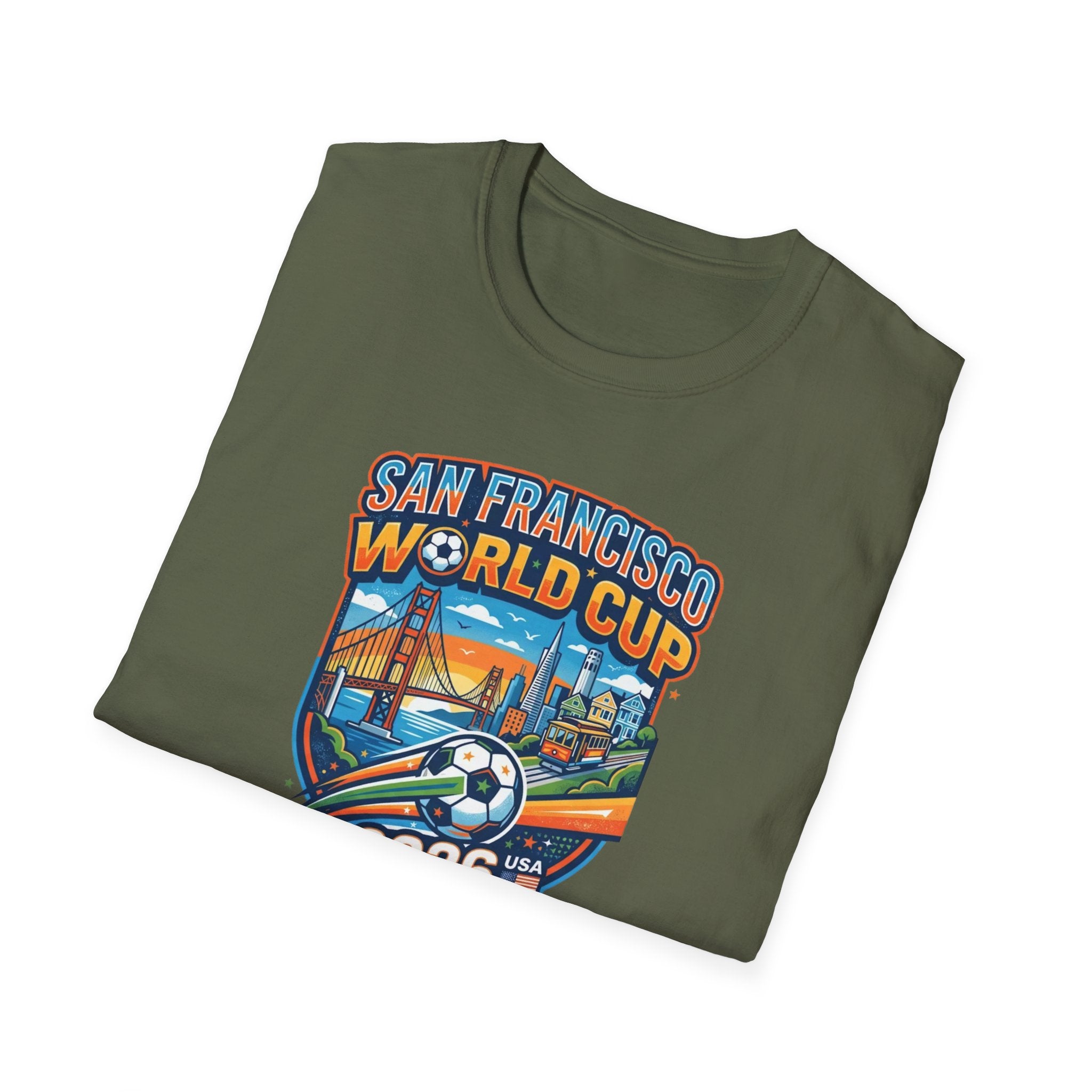 San Francisco World Cup 2026 T-Shirt — Vintage City Soccer Crest