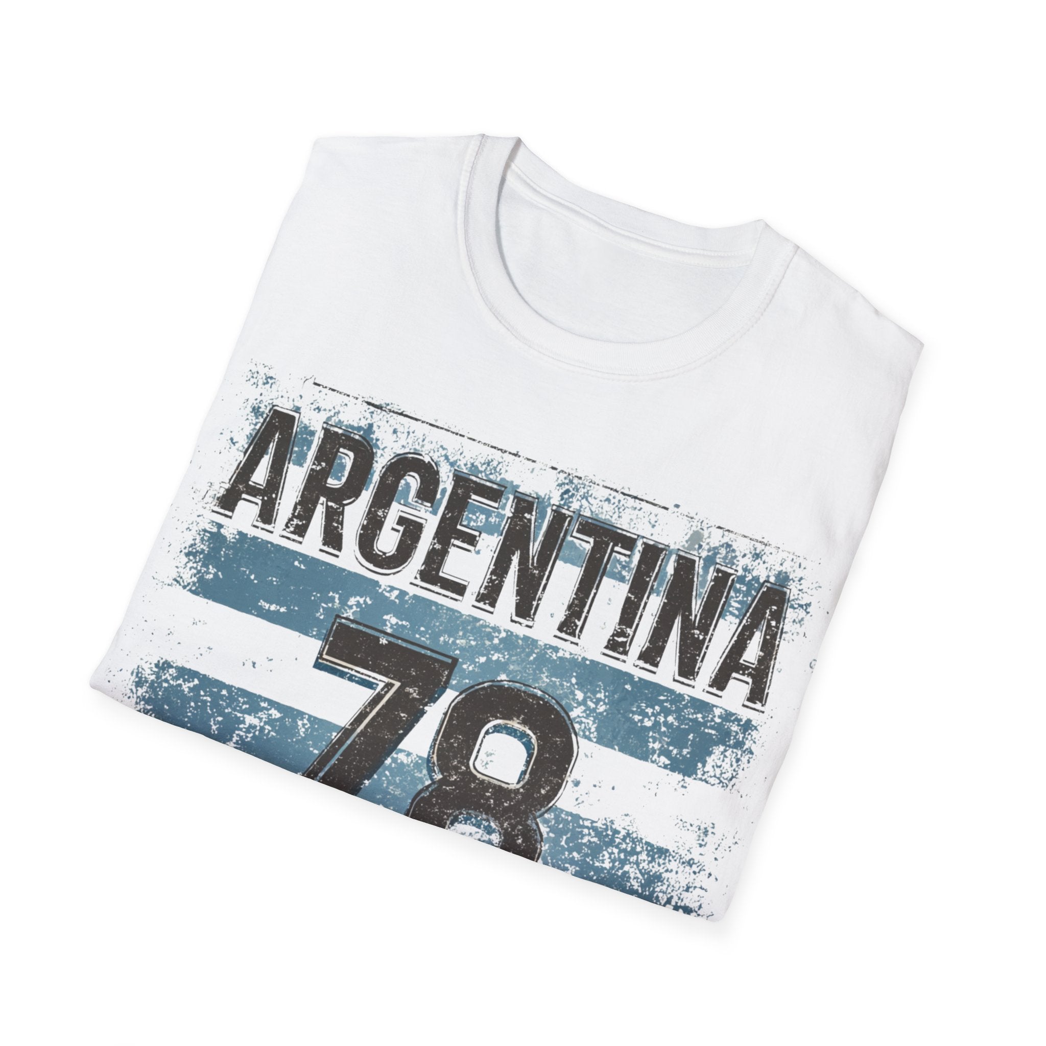 Argentina 78 T-Shirt | Vintage Stripes Soccer Jersey Style