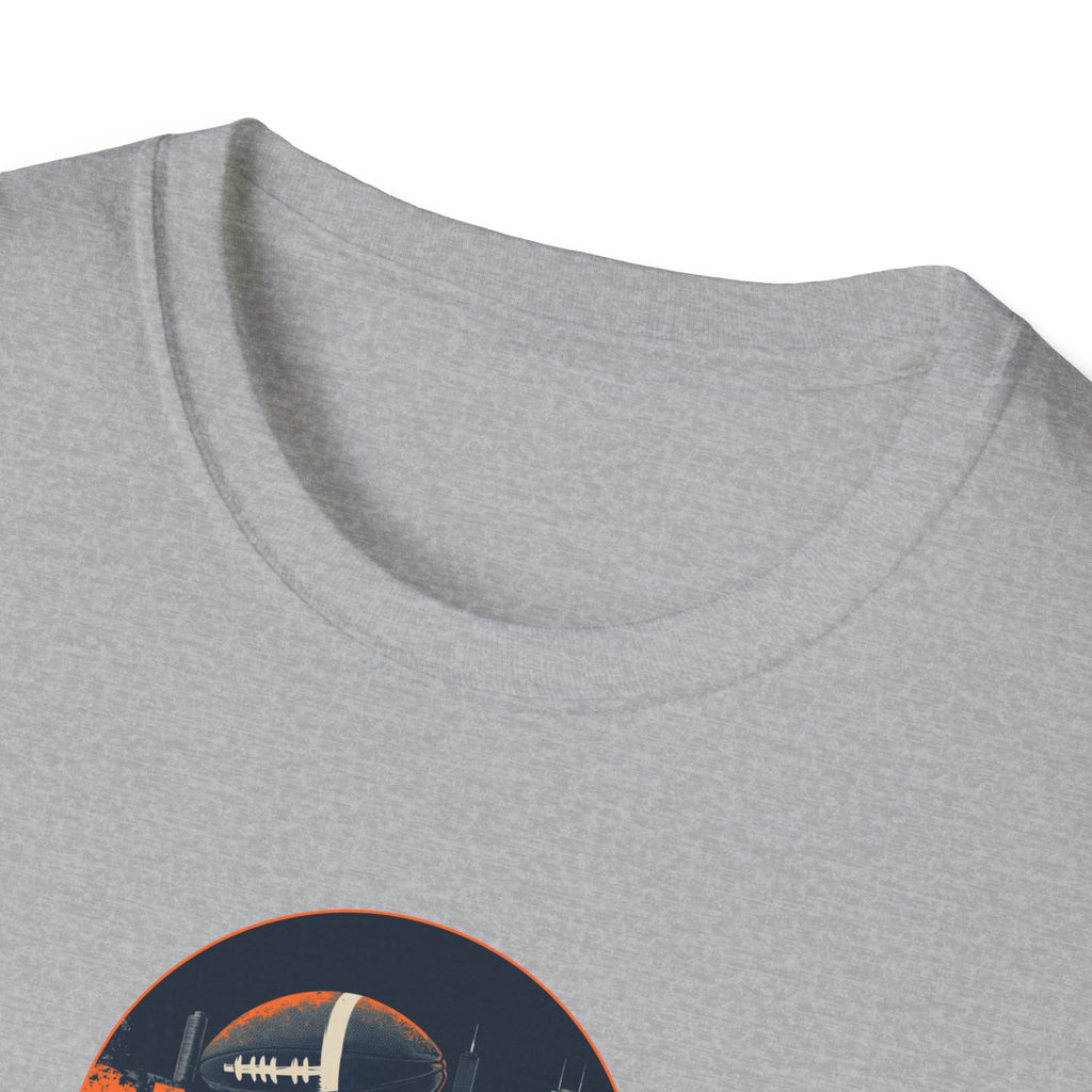Chicago Skyline Circle t-shirt | Cityscape Retro Chicago Tee