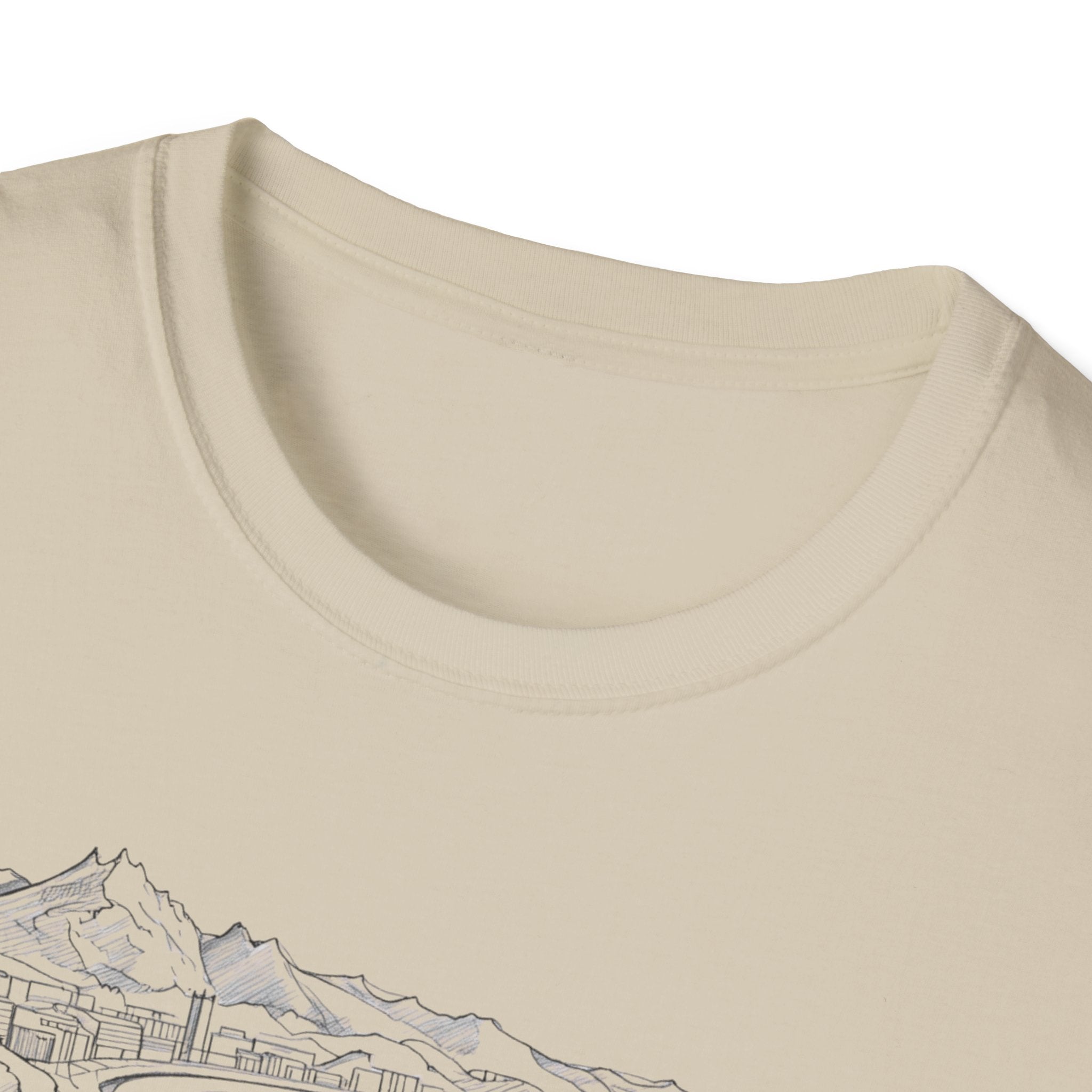 San Sebastián Scenic T-Shirt — Between Mountains and Sea Vintage Travel Tee