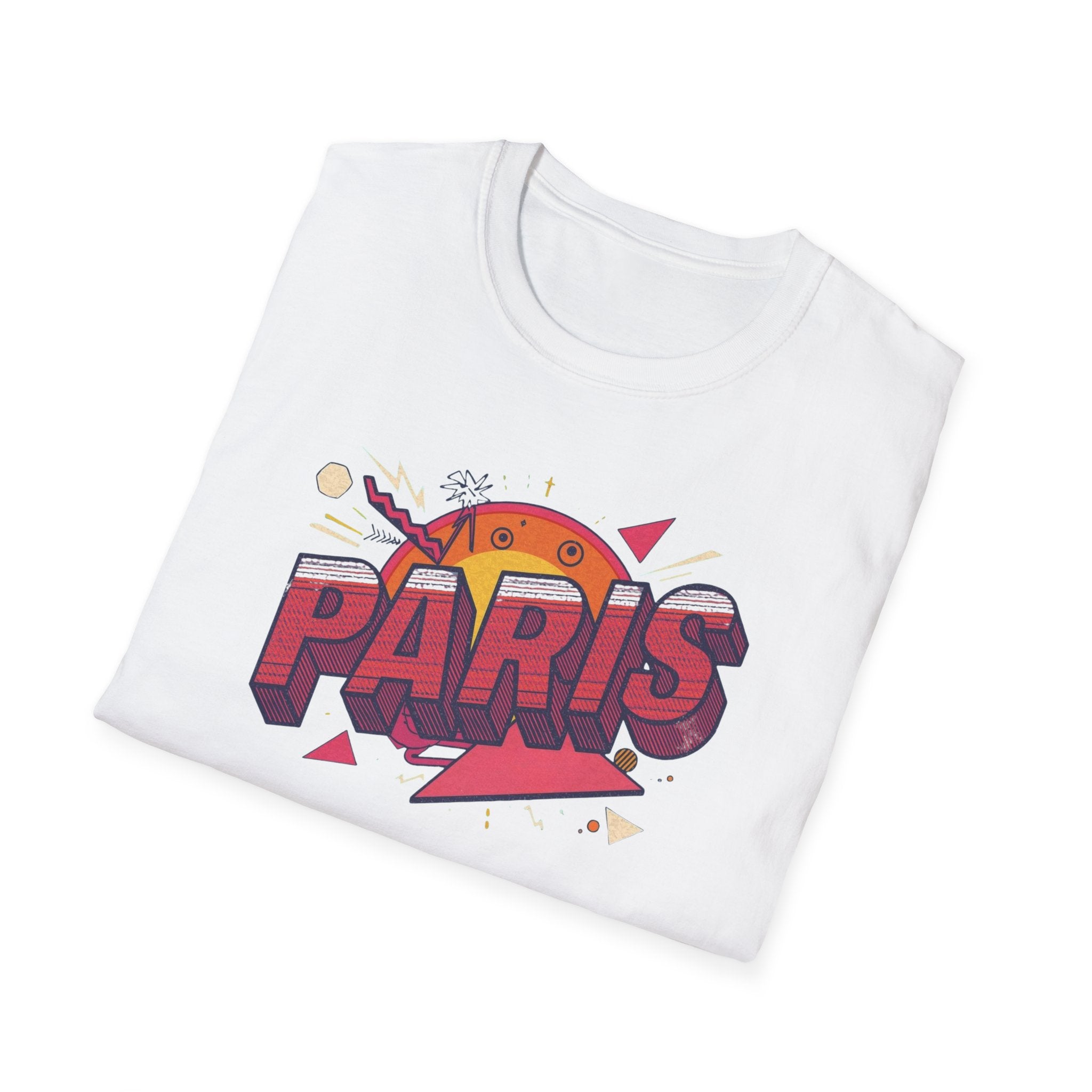 Paris Retro Graphic T-Shirt — Vintage Sunset Travel Tee