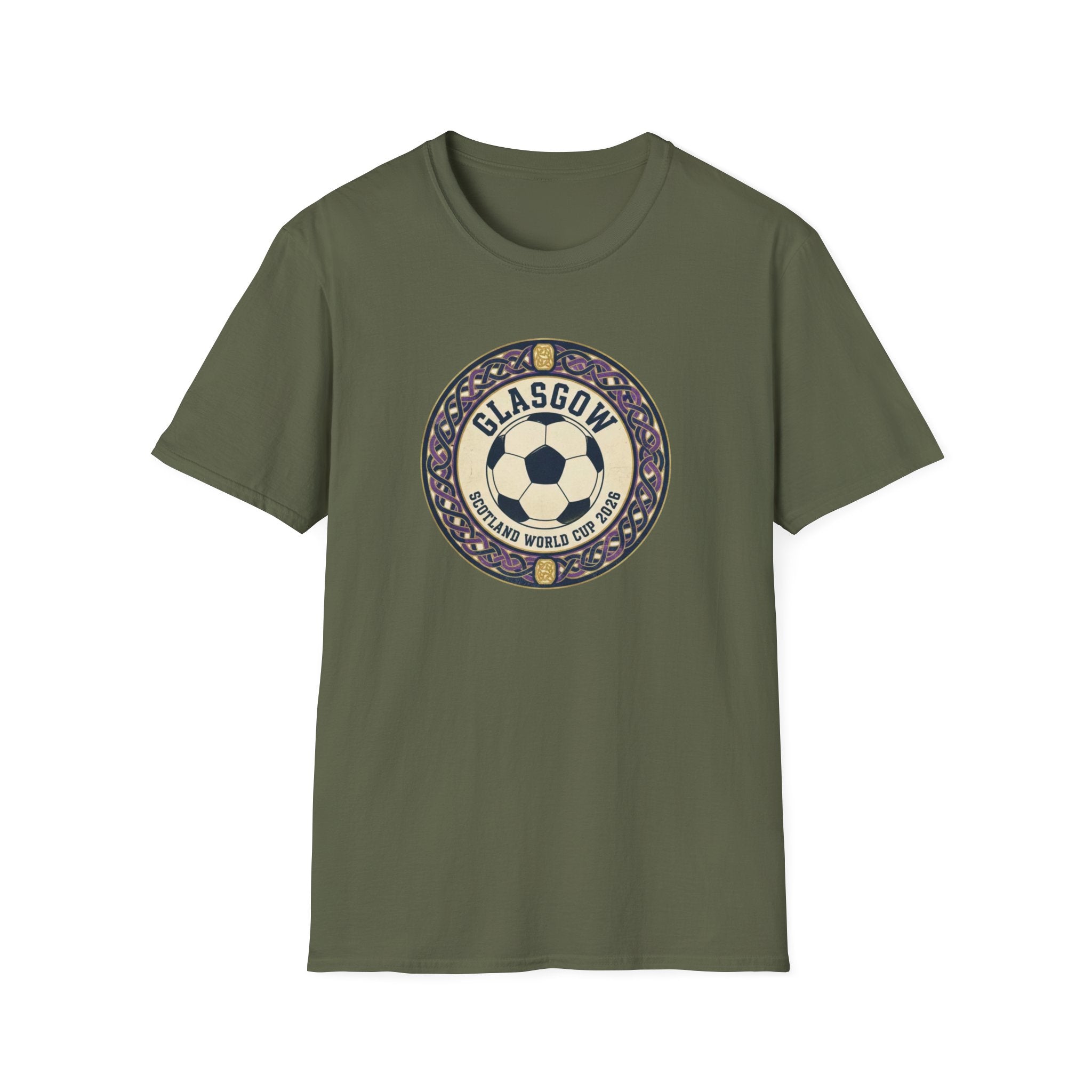 Glasgow Vintage Soccer Badge T-Shirt