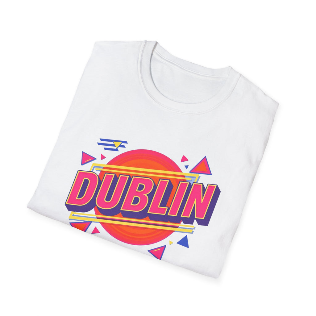 Dublin Retro 3D Unisex Softstyle T-Shirt