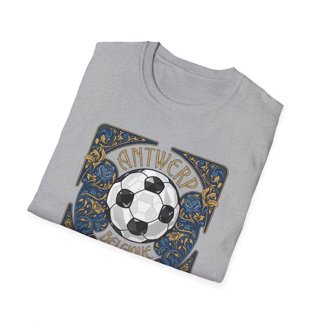 Antwerp Belgique Soccer Vintage Art Tee — World Cup 2022 Football Shirt