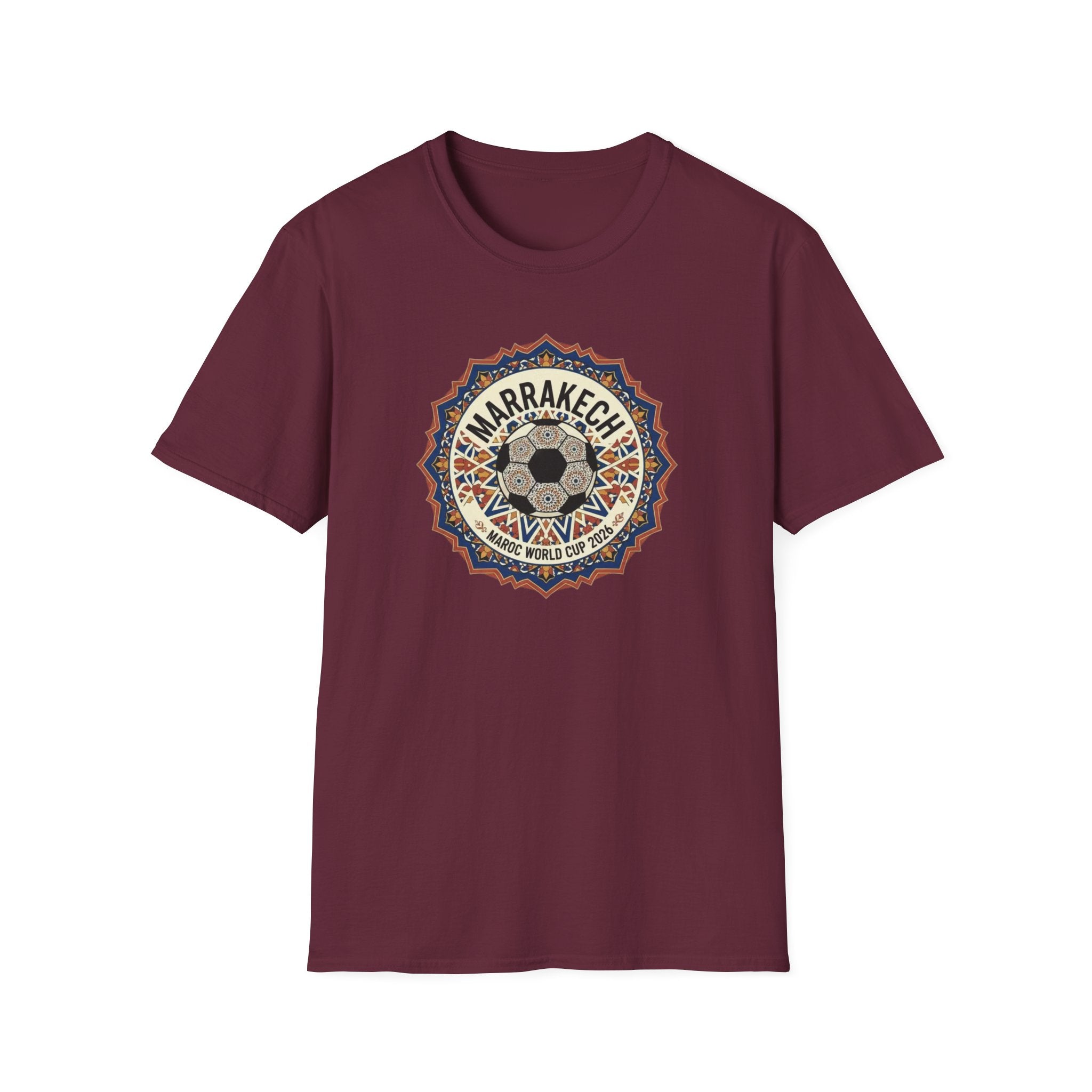Marrakech Mosaic T-Shirt — Vintage Moroccan Mandala Travel Tee
