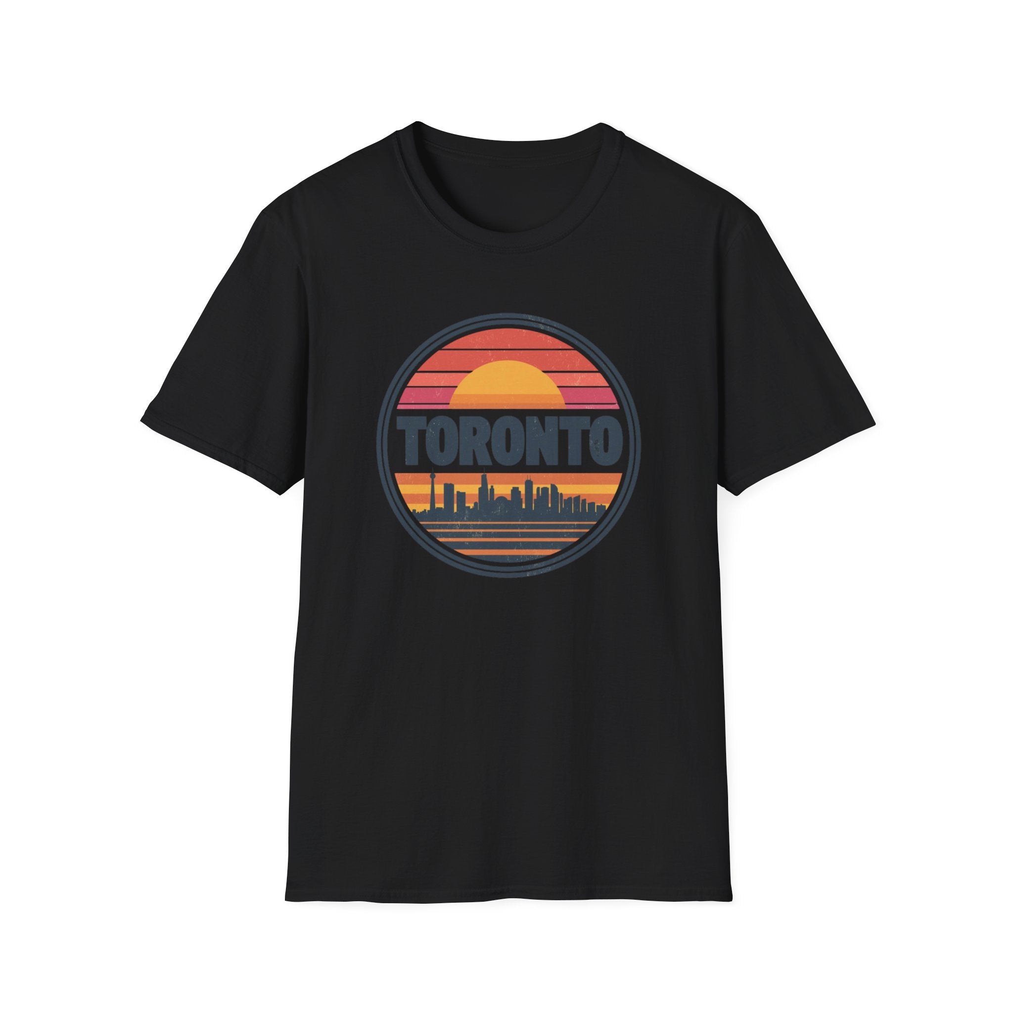 Toronto Sunset T-Shirt — Retro City Skyline Graphic Tee