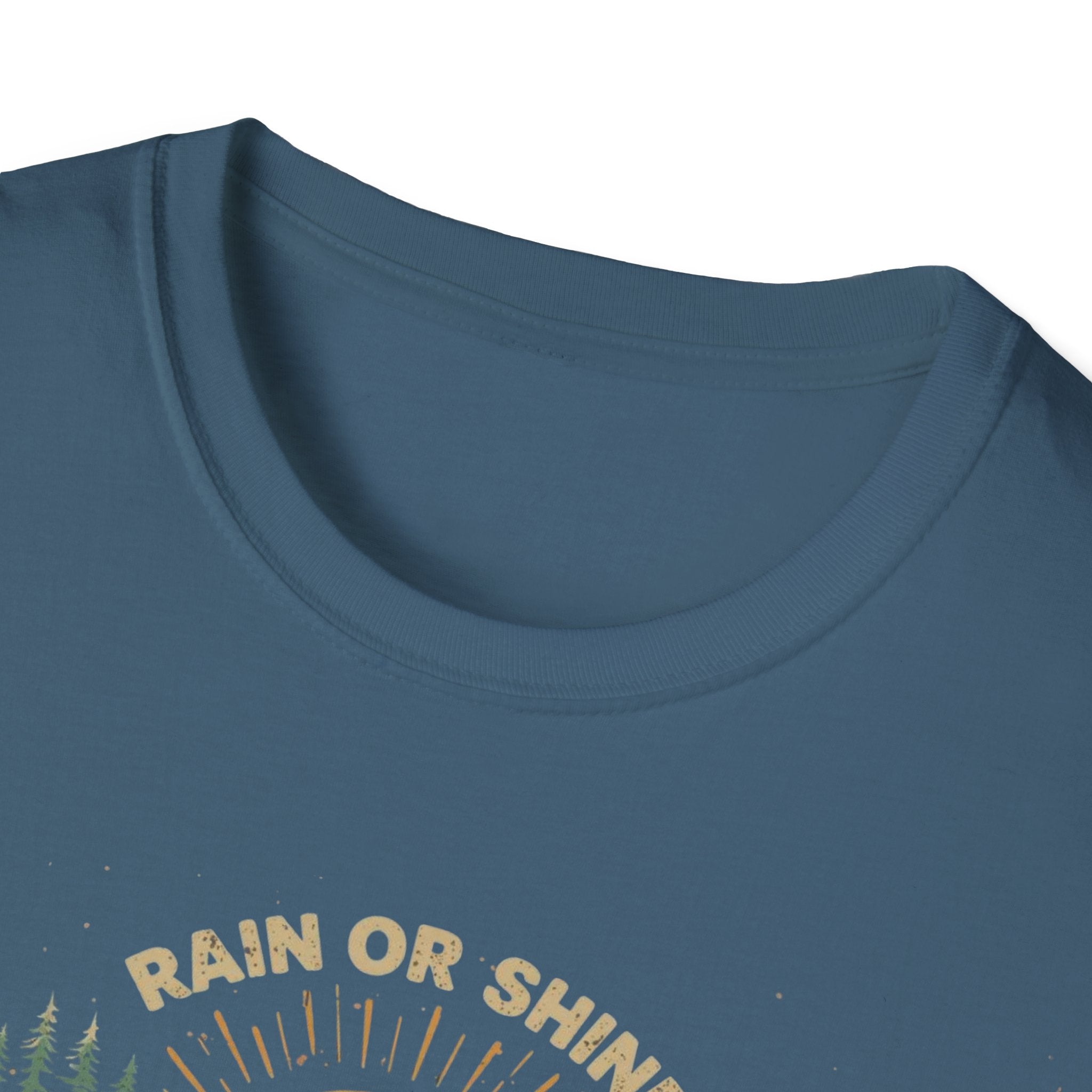 Seattle Vibes T-Shirt — "Rain or Shine" Retro Sunset Tee