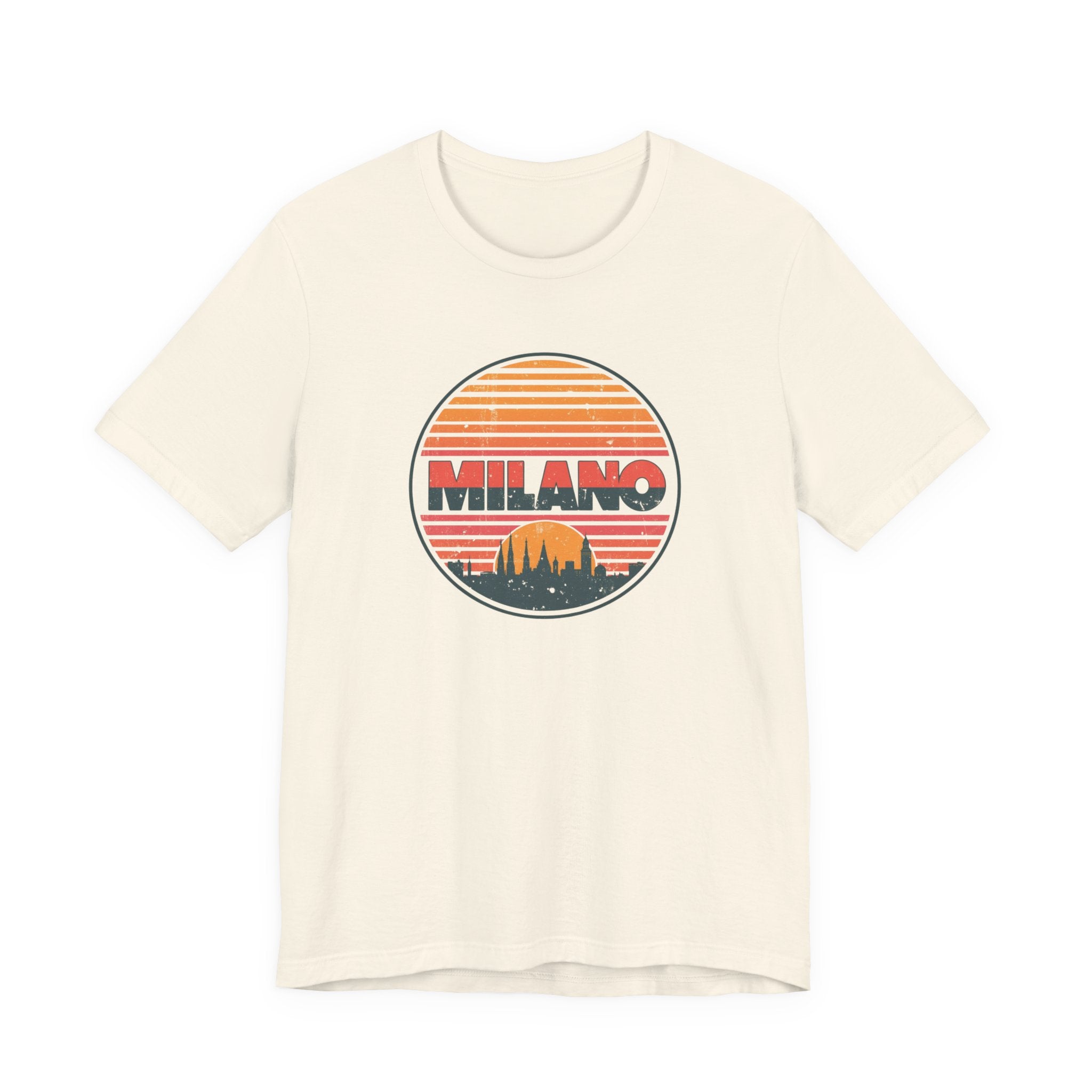 Milano Retro Sunset Tee — Vintage Italy Travel T‑Shirt