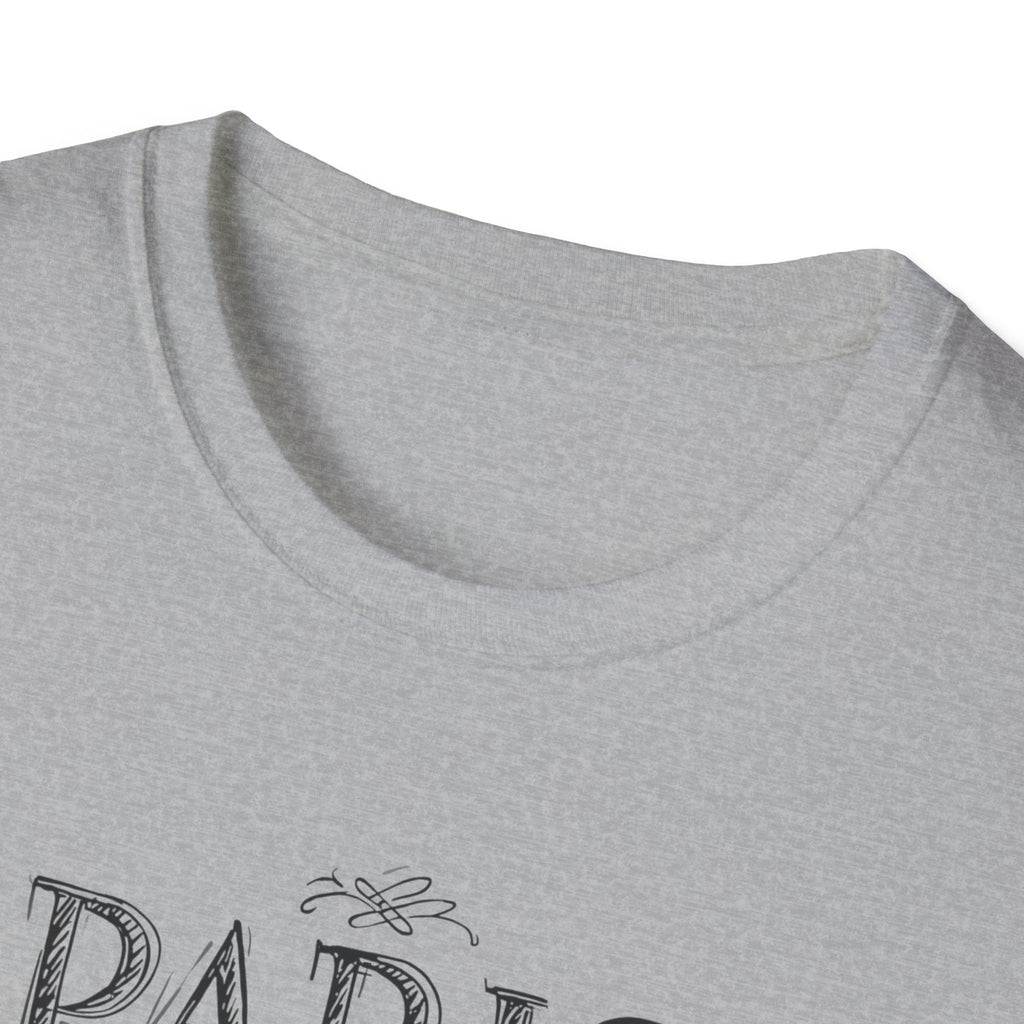 Paris Vintage Script T‑Shirt — "Dream in Every Direction"