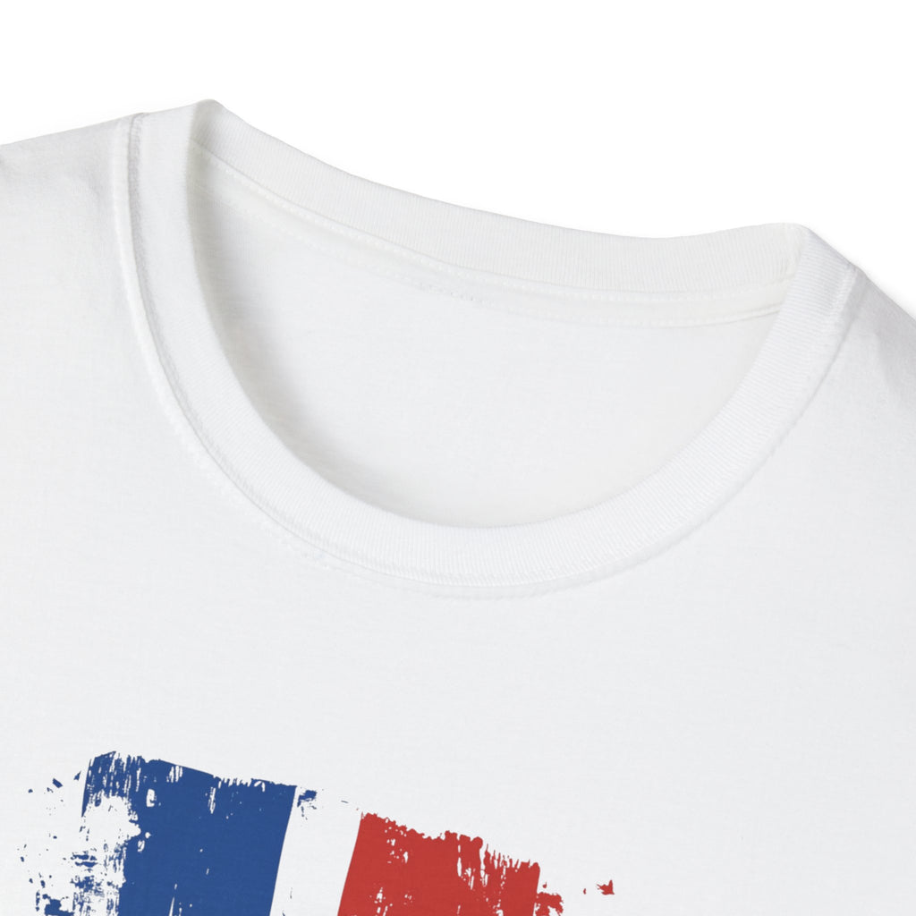 Allez Les Bleus T-Shirt | French Flag Grunge Football Soccer Shirt