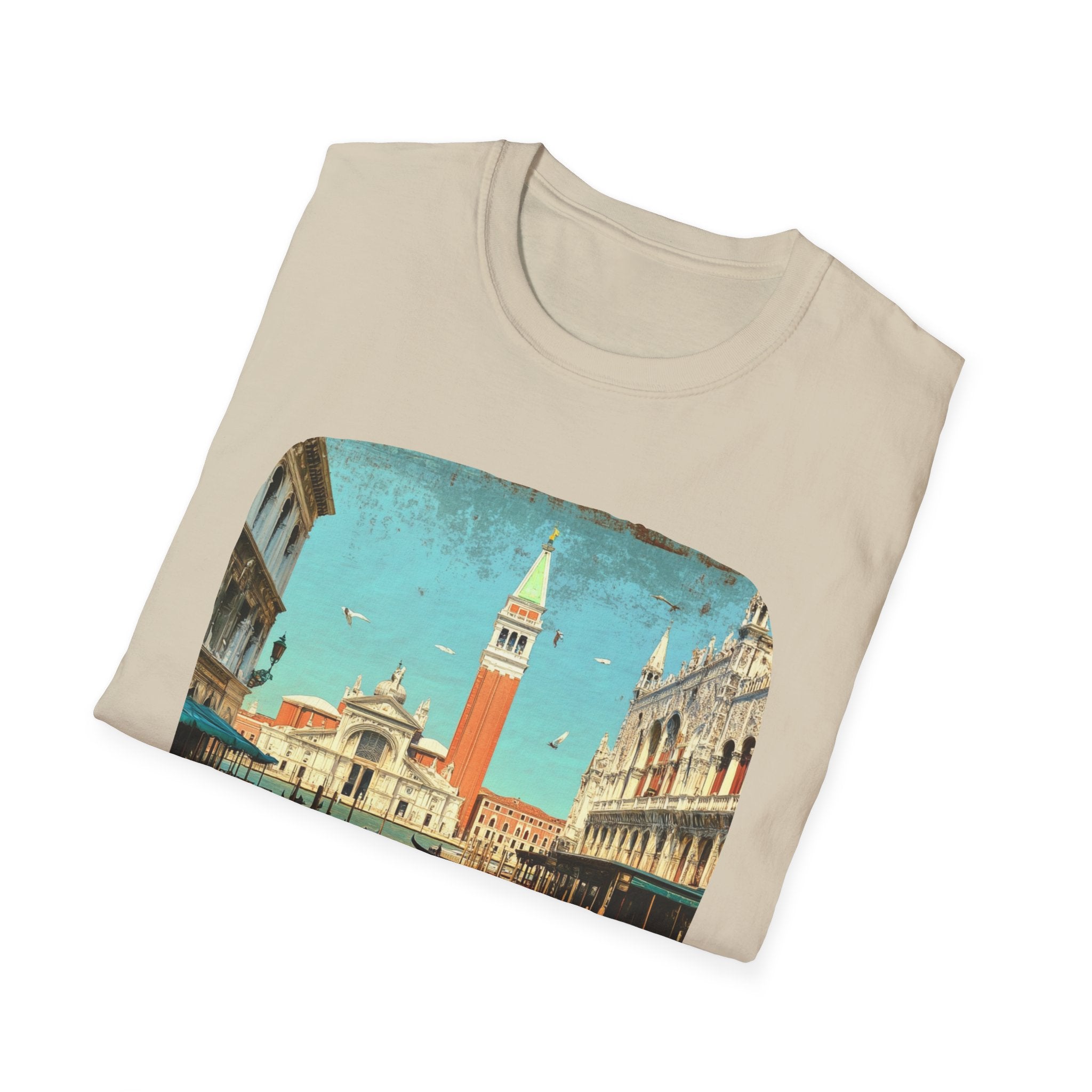 Venice Vintage Postcard T-Shirt | St. Mark's Square Travel Tee