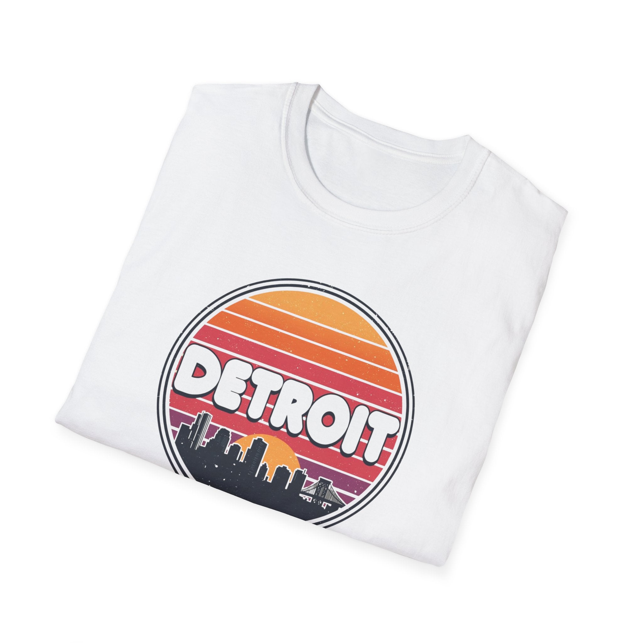 Detroit Sunset Skyline T-Shirt