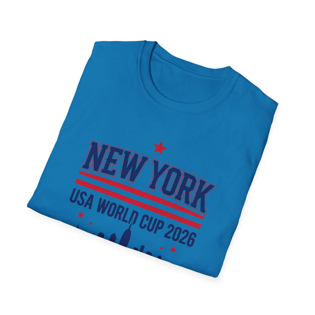 New York USA World Cup 2026 T-Shirt — Skyline Soccer Fan Tee