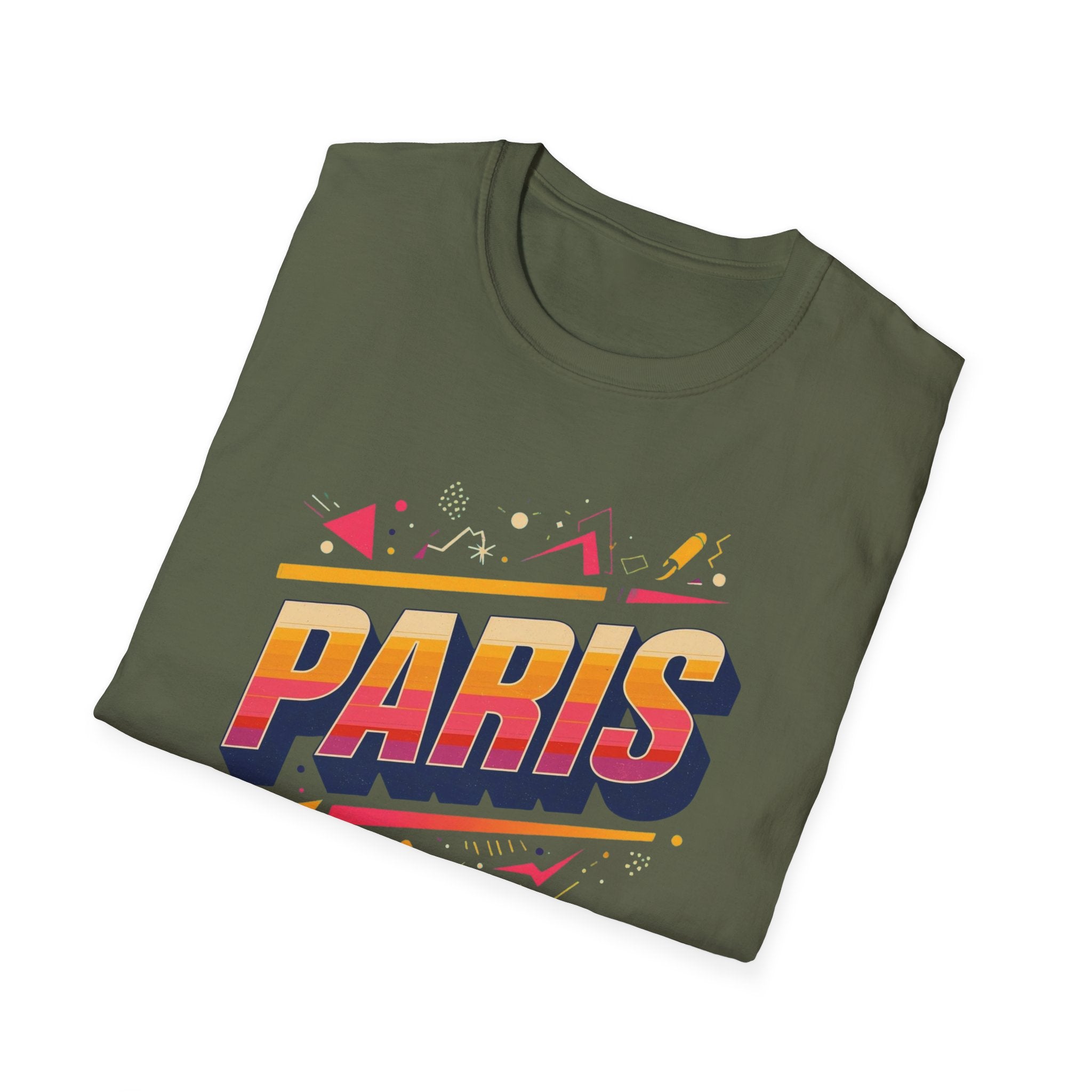 Paris Retro Graphic T-Shirt — Vintage 80s Style Travel Tee