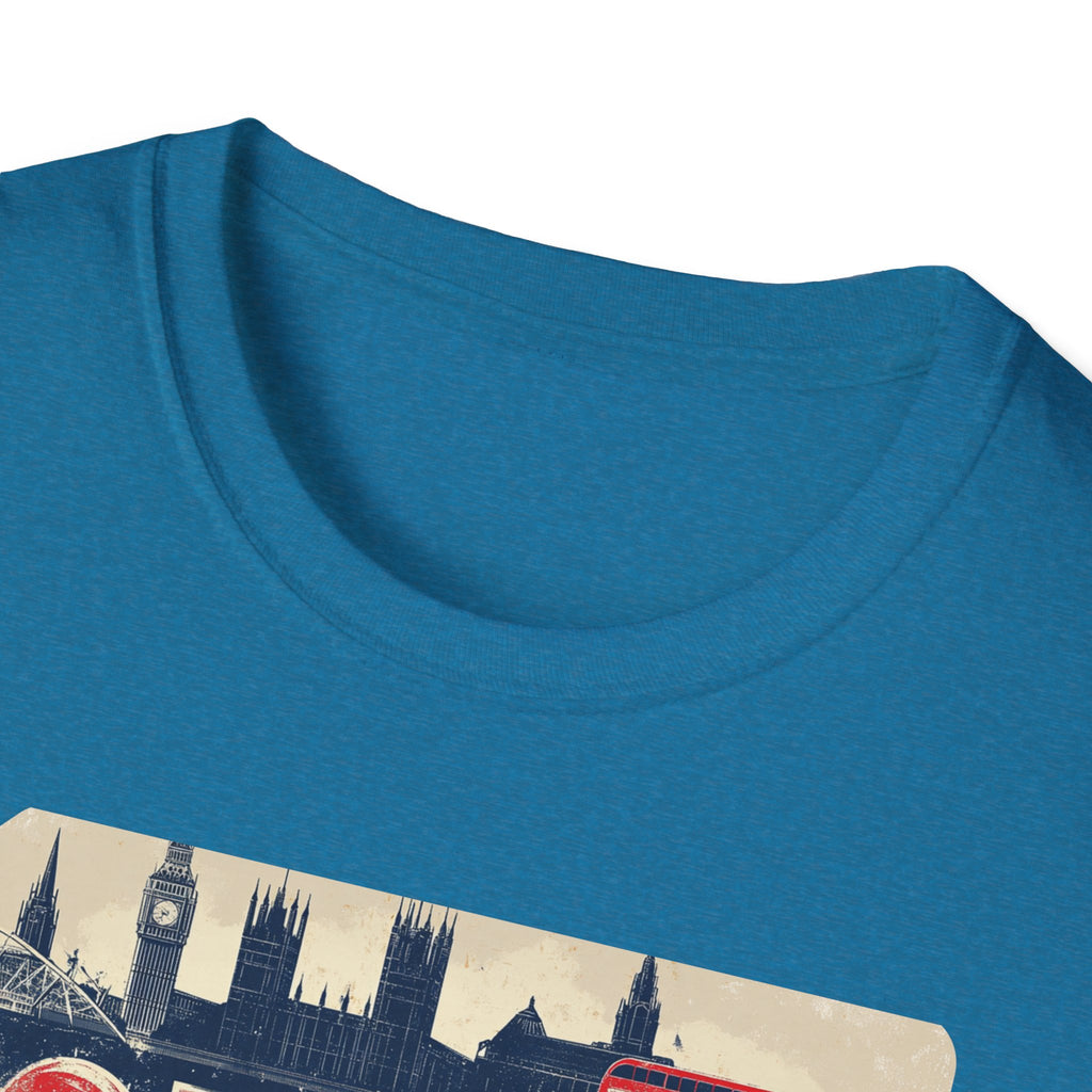 London Vintage Sign T-Shirt | Skyline, Union Jack Bus