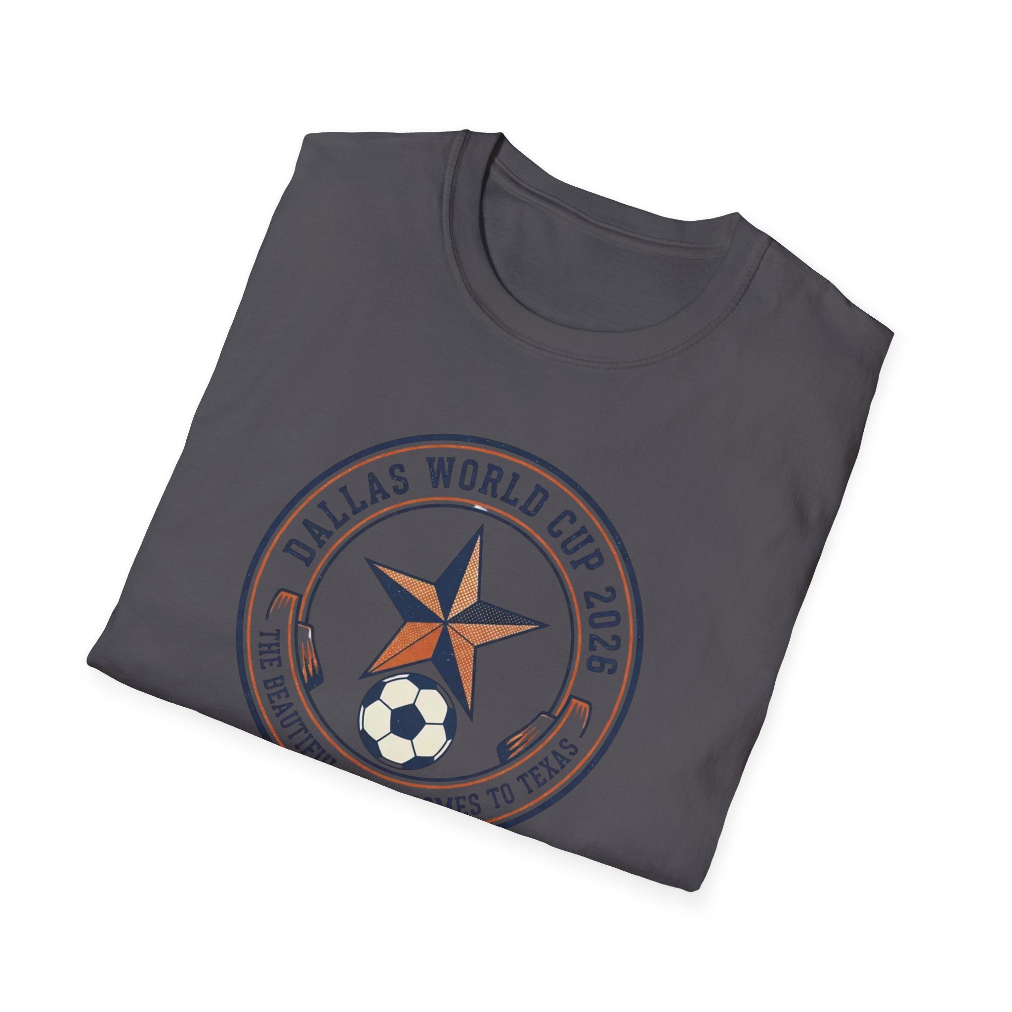 Dallas World Cup 2026 Soccer Badge T-Shirt