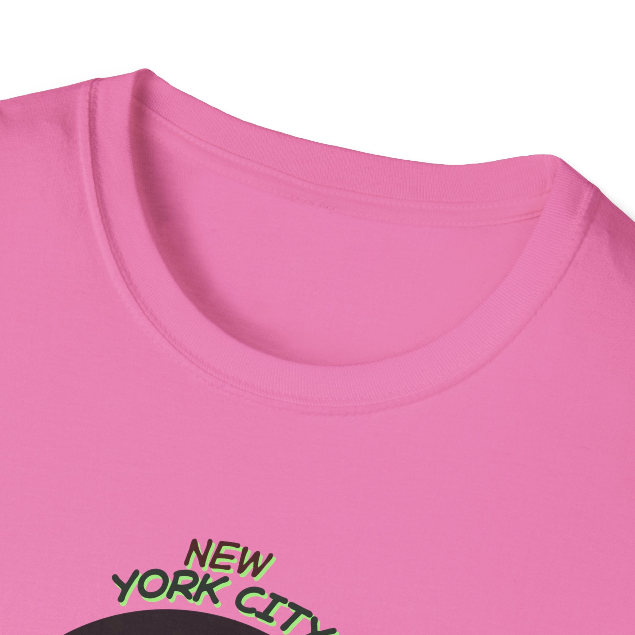 New York City Concrete Jungle T-Shirt | Skyline Silhouette, Green Badge