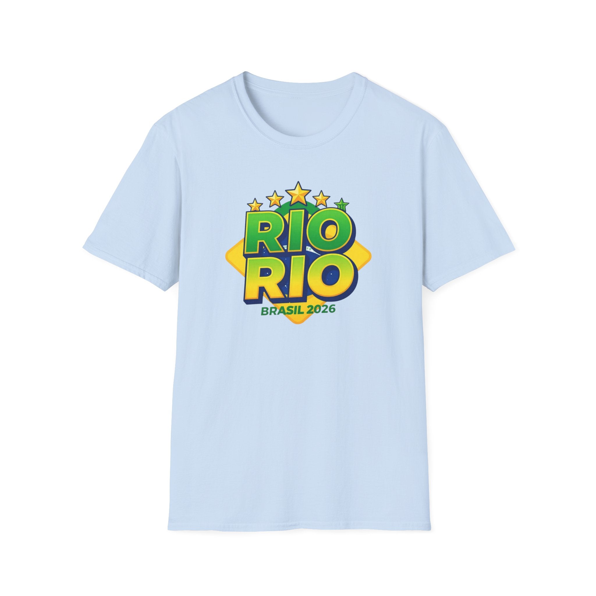 Rio Rio Brasil 2026 T-Shirt — Bright Brazilian Travel Souvenir Tee