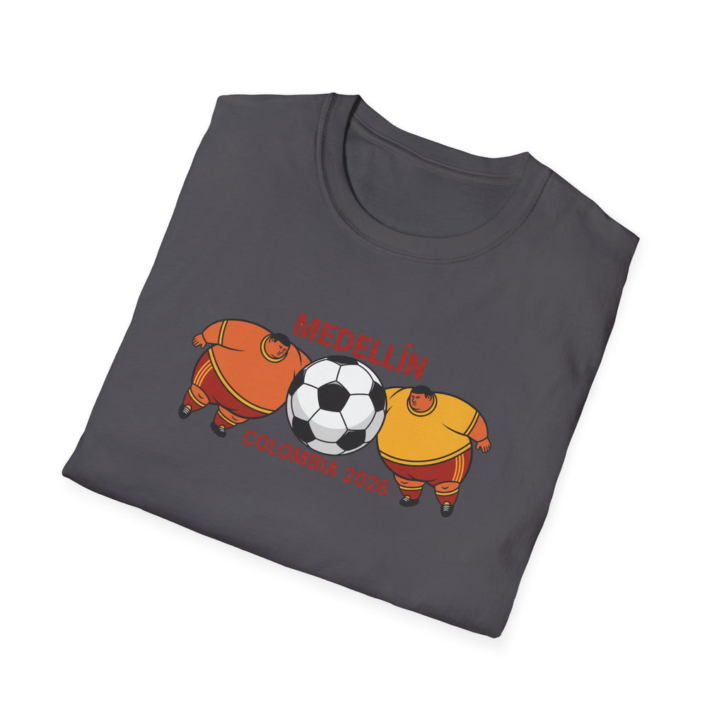 Medellín Colombia 2026 Soccer T-Shirt – Football Dolphins Graphic Tee